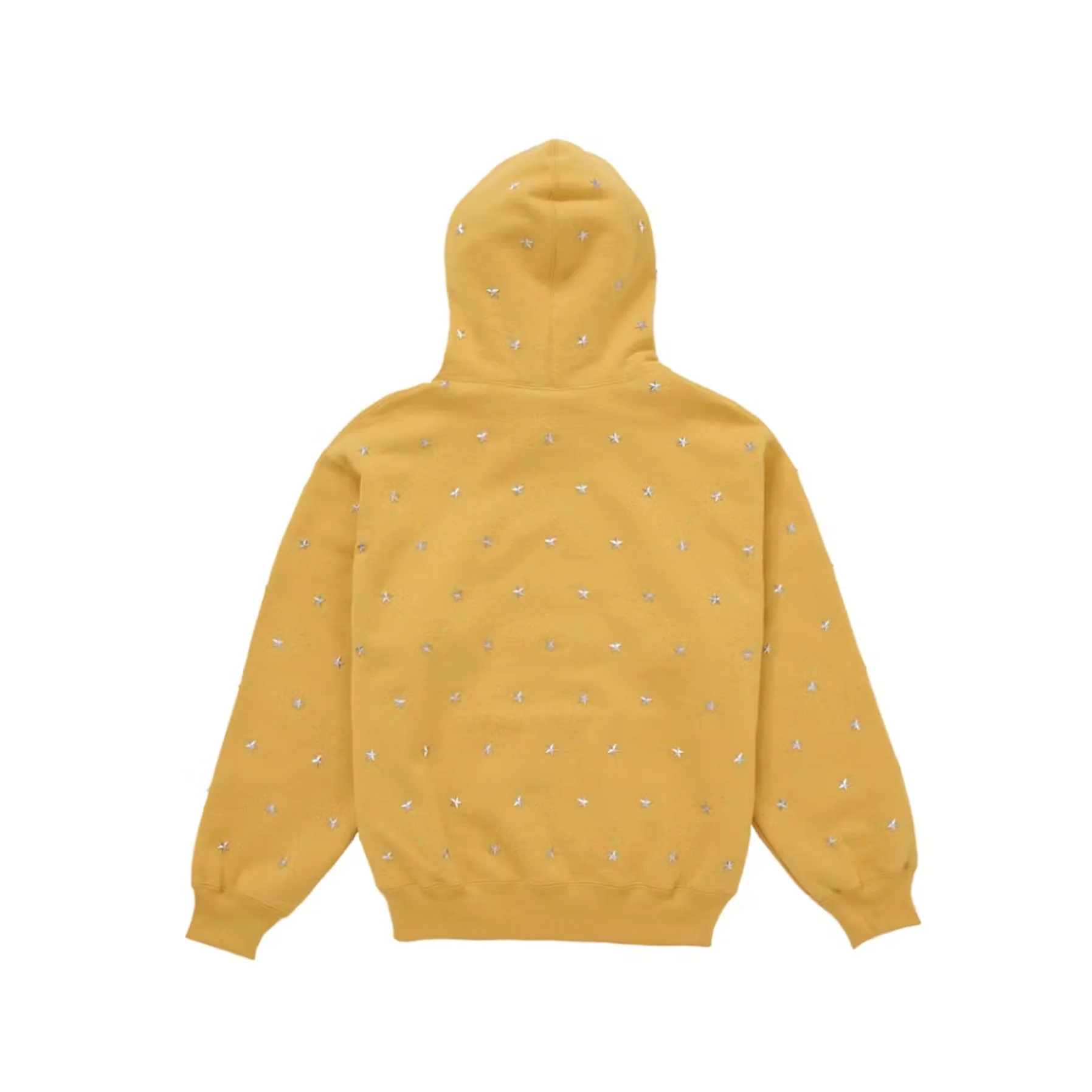 Supreme Stars Studded Hooded Sweatshirt Dusty Gold [USED] - M (Used) - Image 2