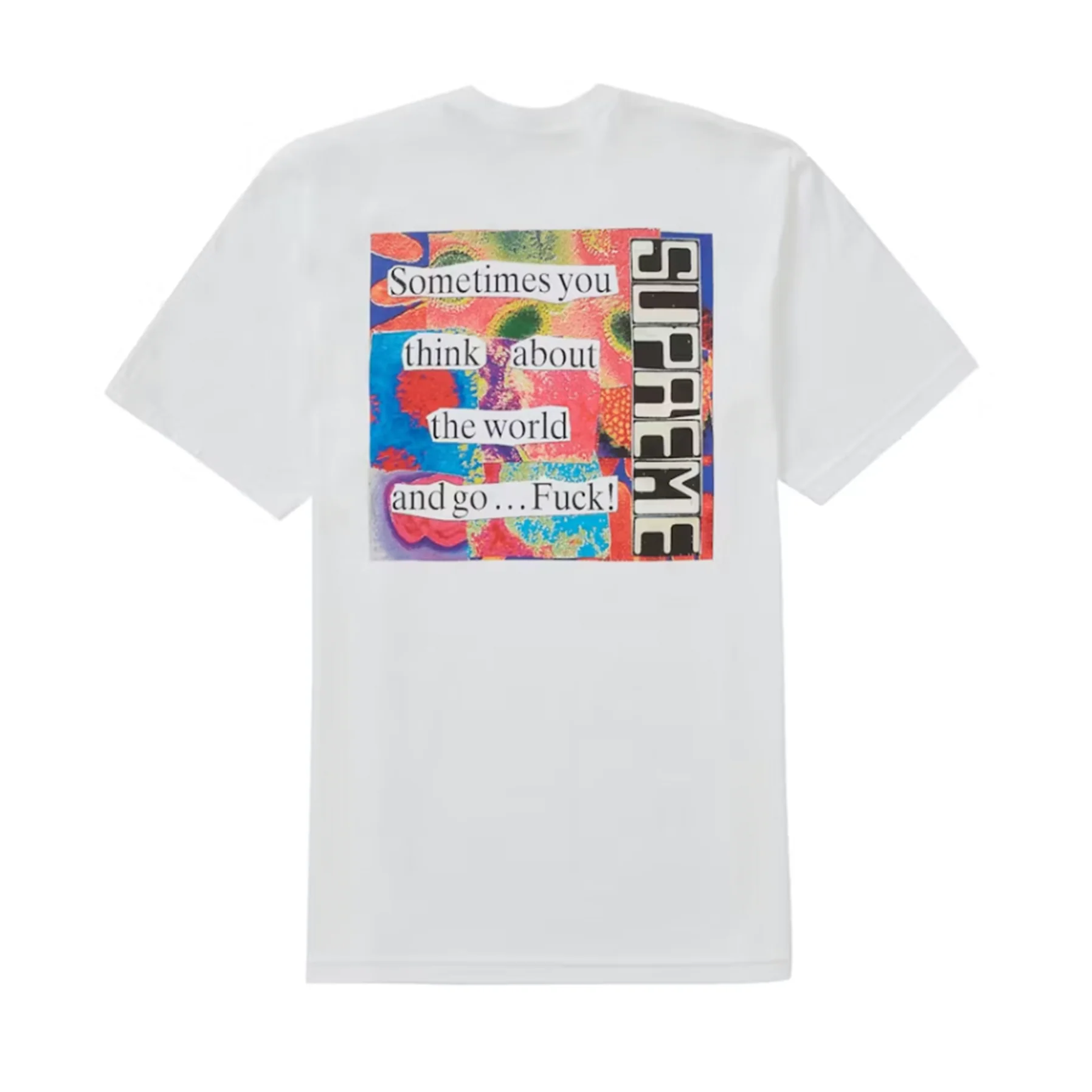 Supreme Static Tee White [USED] - XXL (Used)
