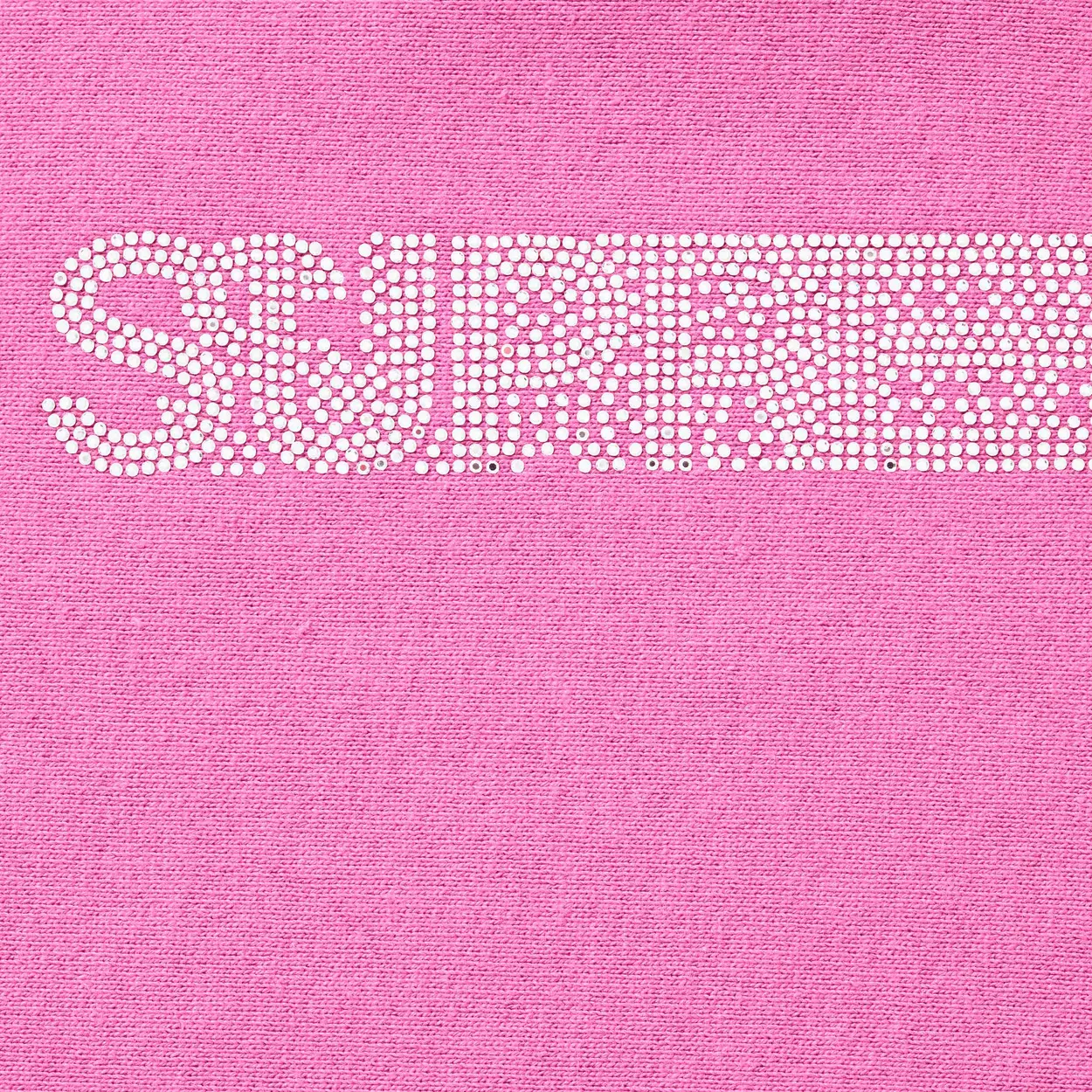 Supreme Swarovski Motion Logo Hooded Sweatshirt Pink - Image 2