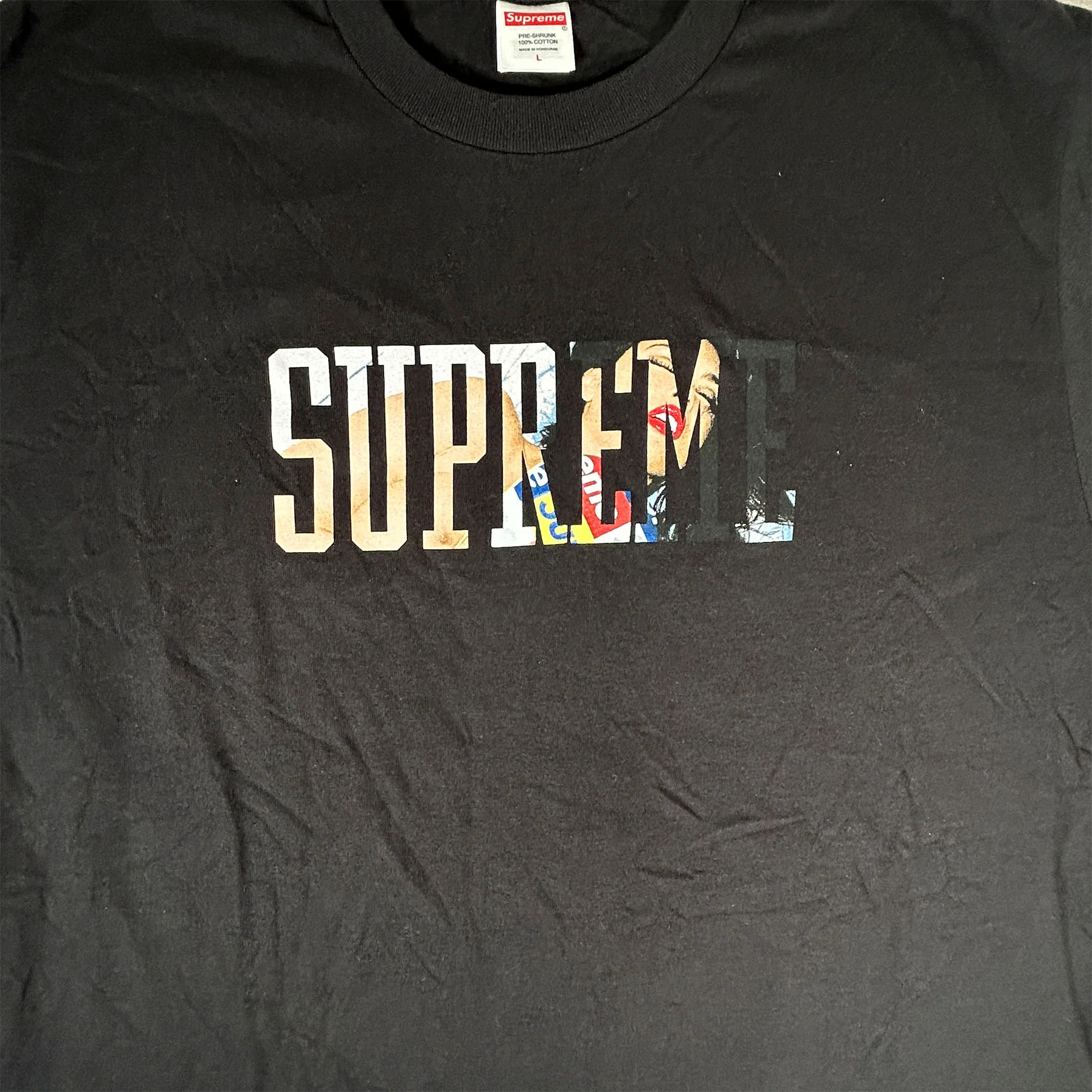 Supreme Tera Patrick Collegiate Tee Black [USED] - L (Used) - Image 3