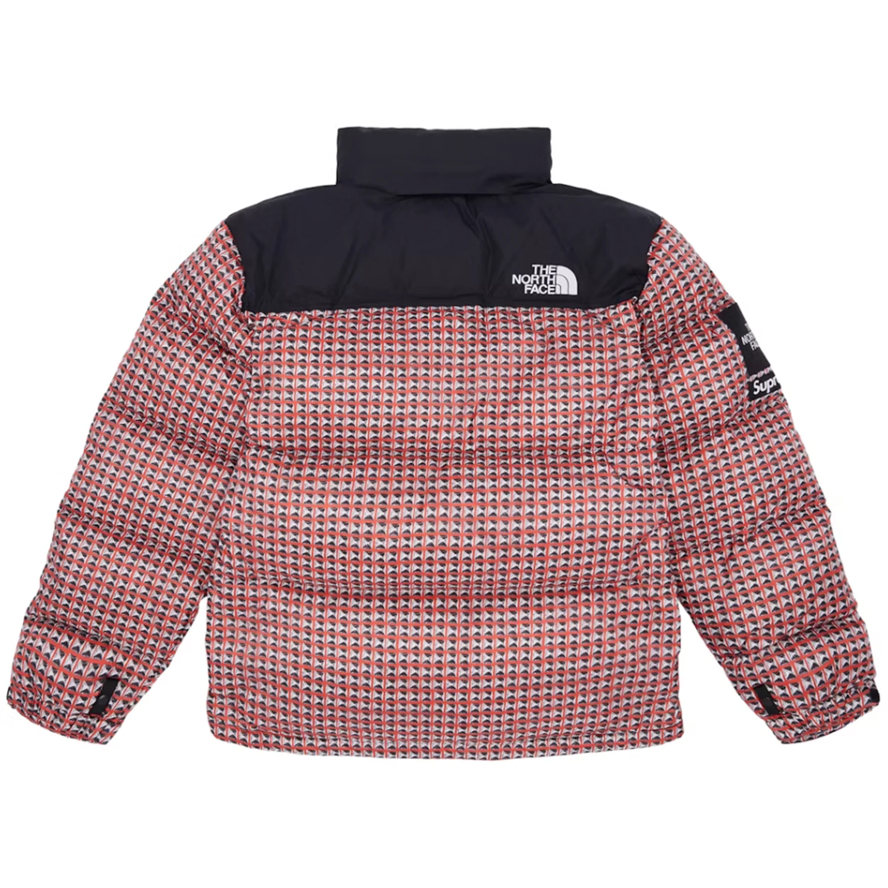 Supreme The North Face Studded Nuptse Jacket Red - Image 2