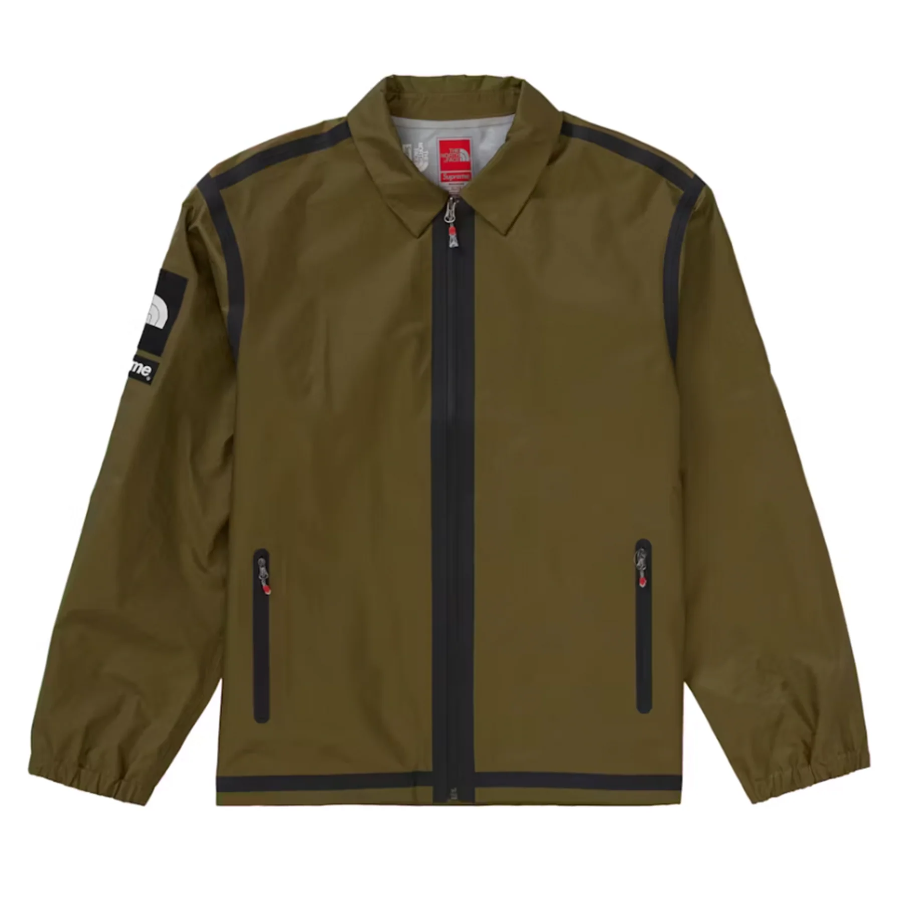 Supreme The North Face Summit Series Outer Tape Seam Coaches Jacket Olive