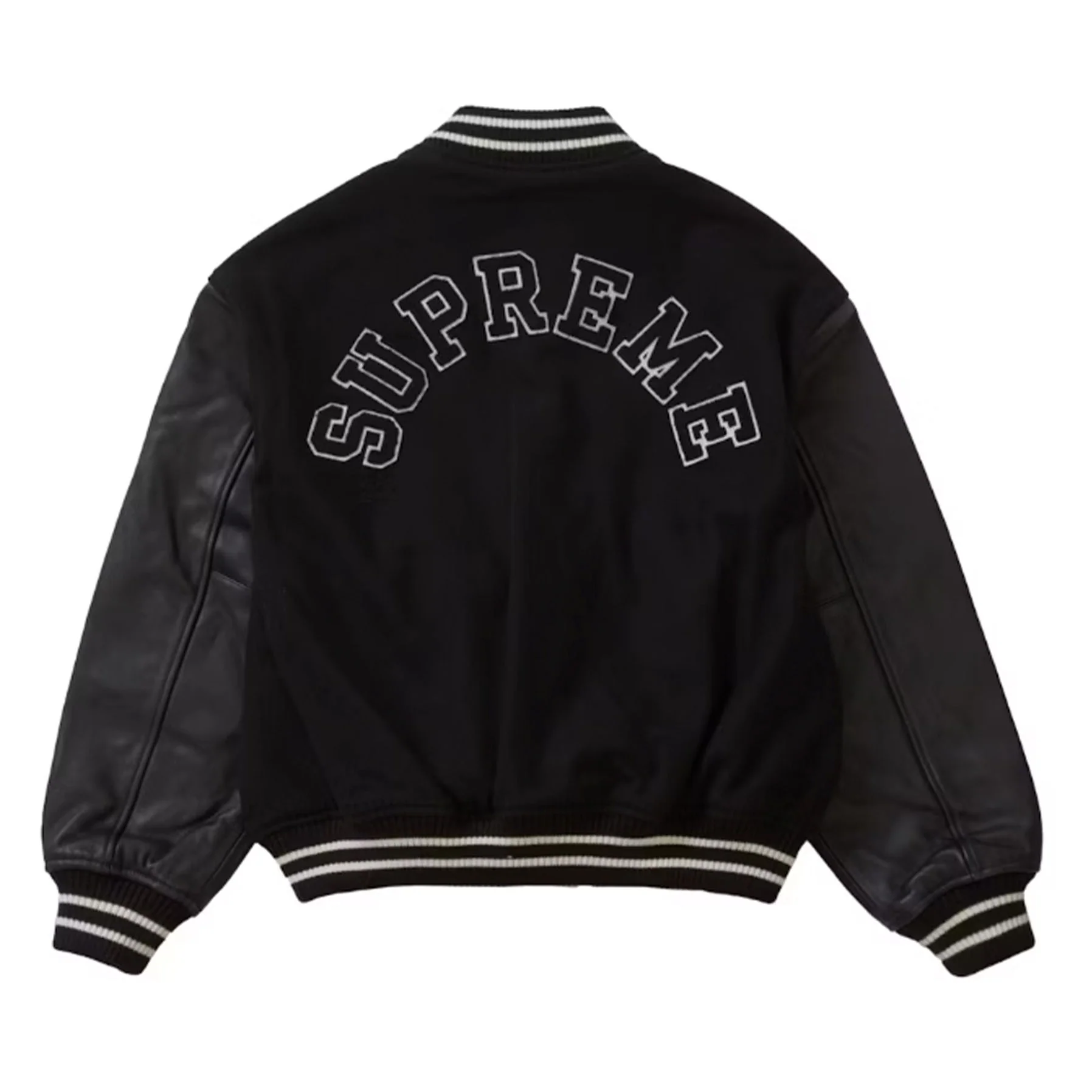 Supreme Tiger Varsity Jacket Black [USED] - L (Used) - Image 2