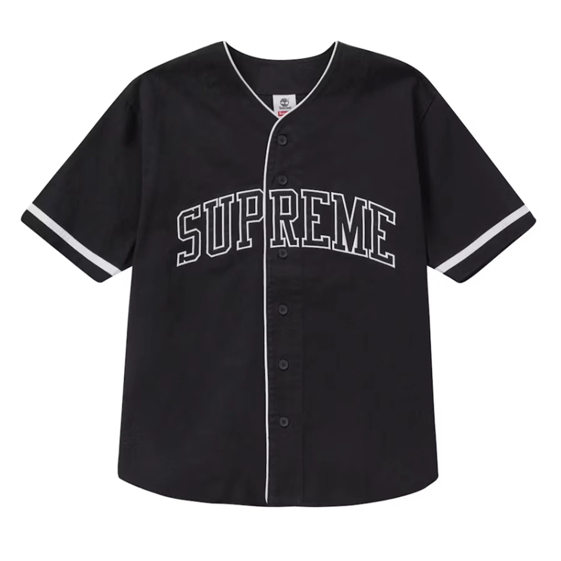 Supreme Timberland Baseball Jersey Black
