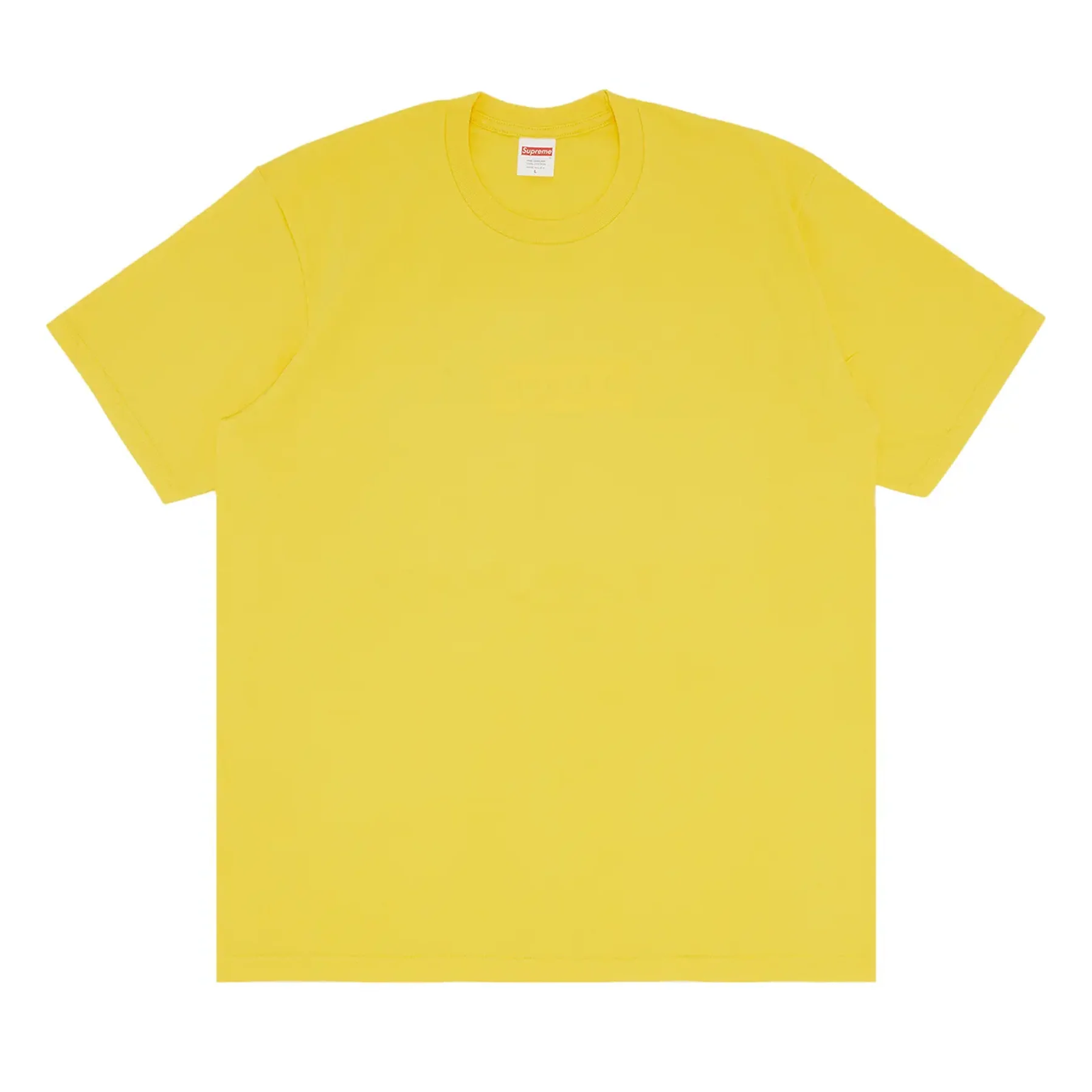 Supreme Tonal Box Logo Tee Yellow