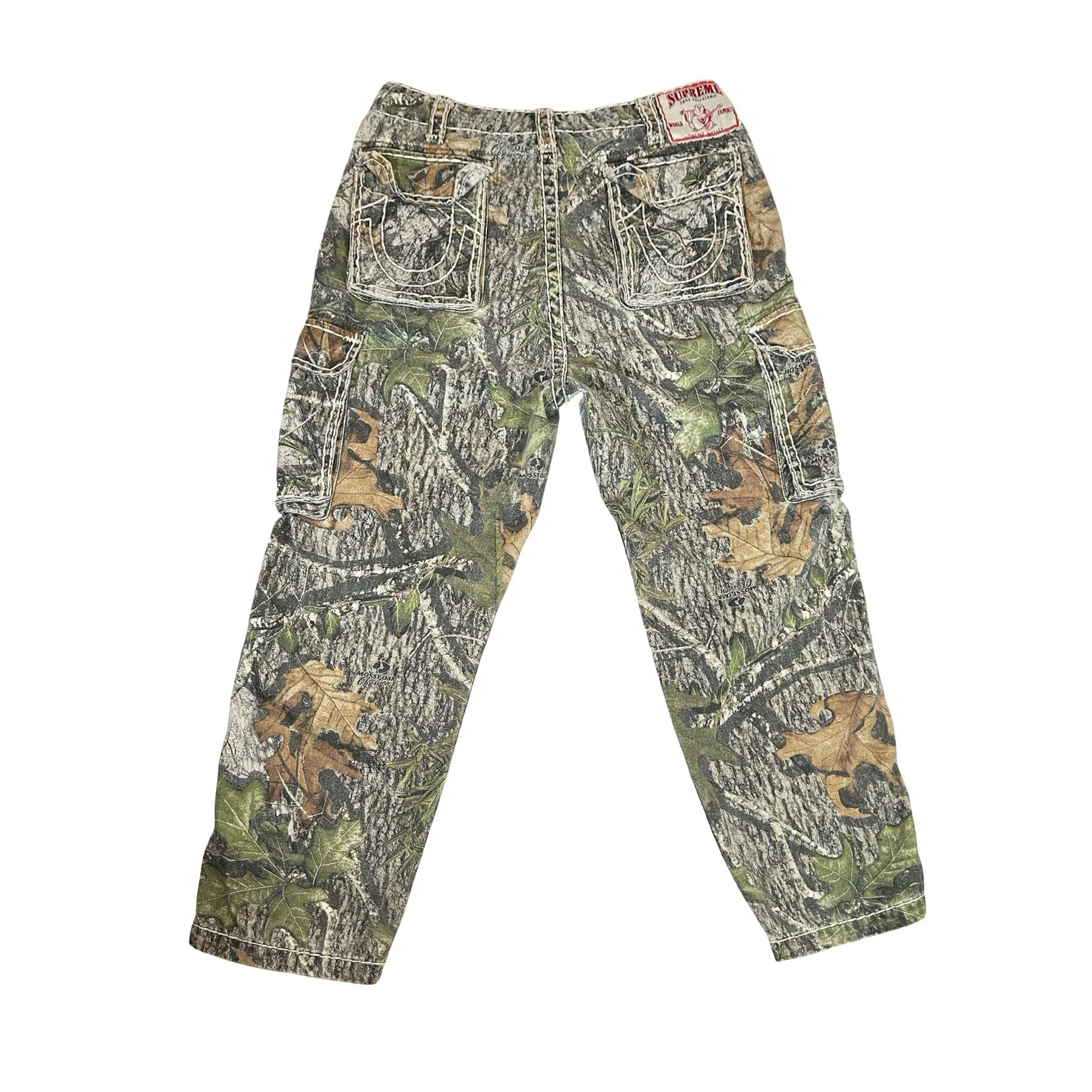 Supreme True Religion Denim Cargo Pant Mossy Oak Camo [USED] - 32 (Used) - Image 2