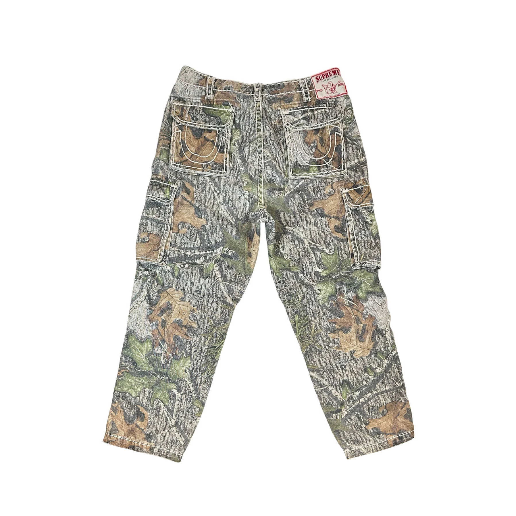Supreme True Religion Denim Cargo Pant Mossy Oak Camo [USED] - 34 (Used) - Image 2