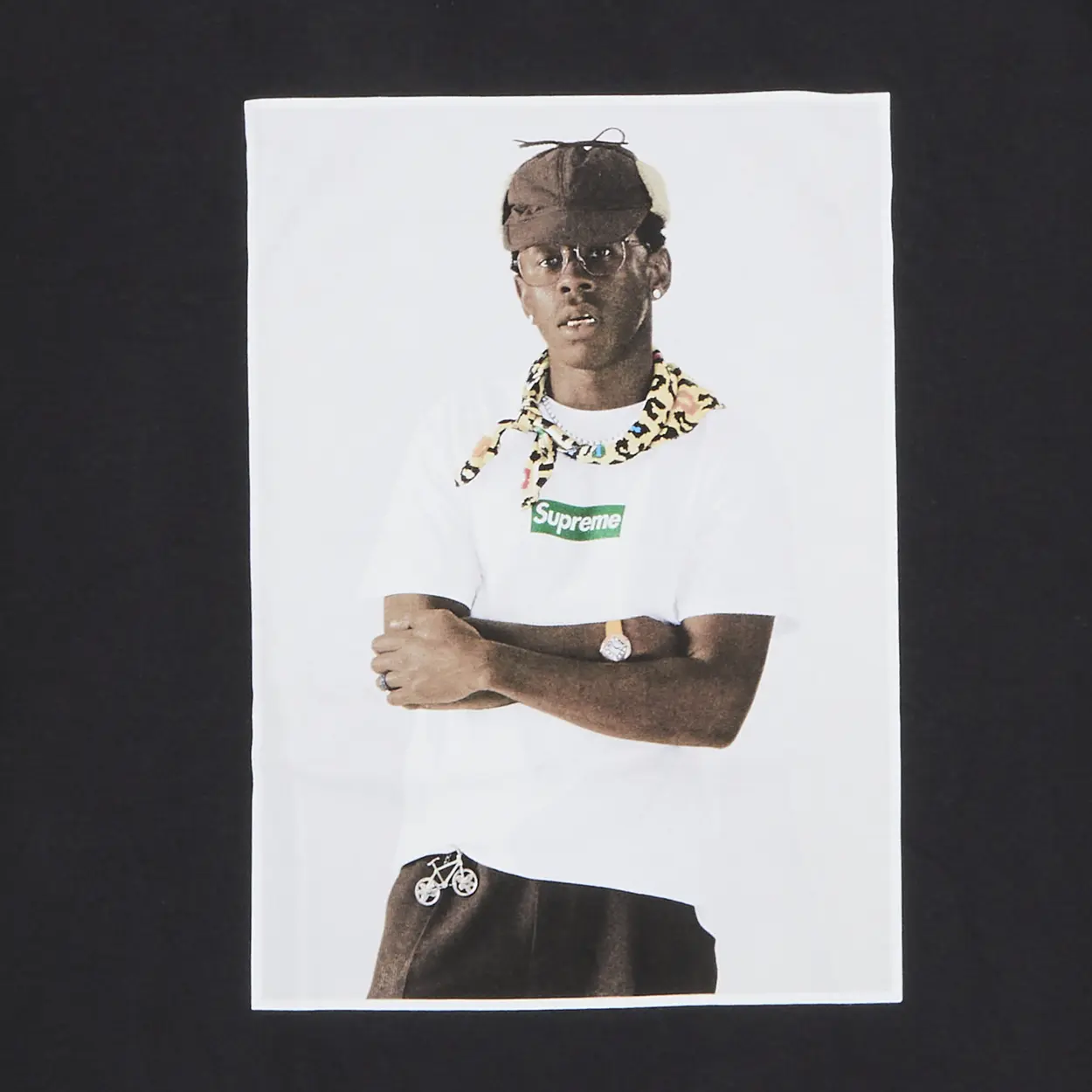 Supreme Tyler The Creator Tee Black [USED] - M (Used) - Image 2