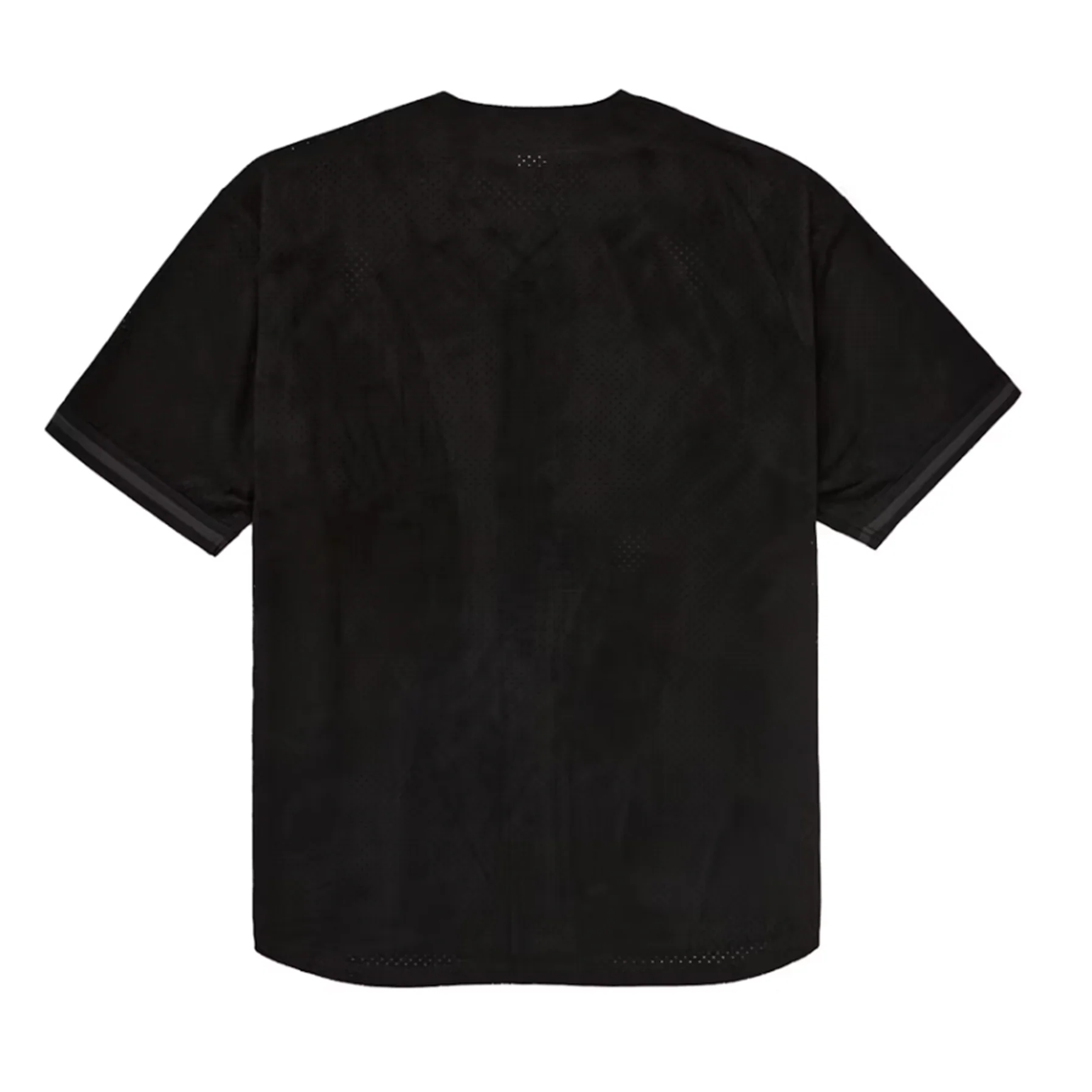 Supreme Ultrasuede Mesh Baseball Jersey Black - Image 2