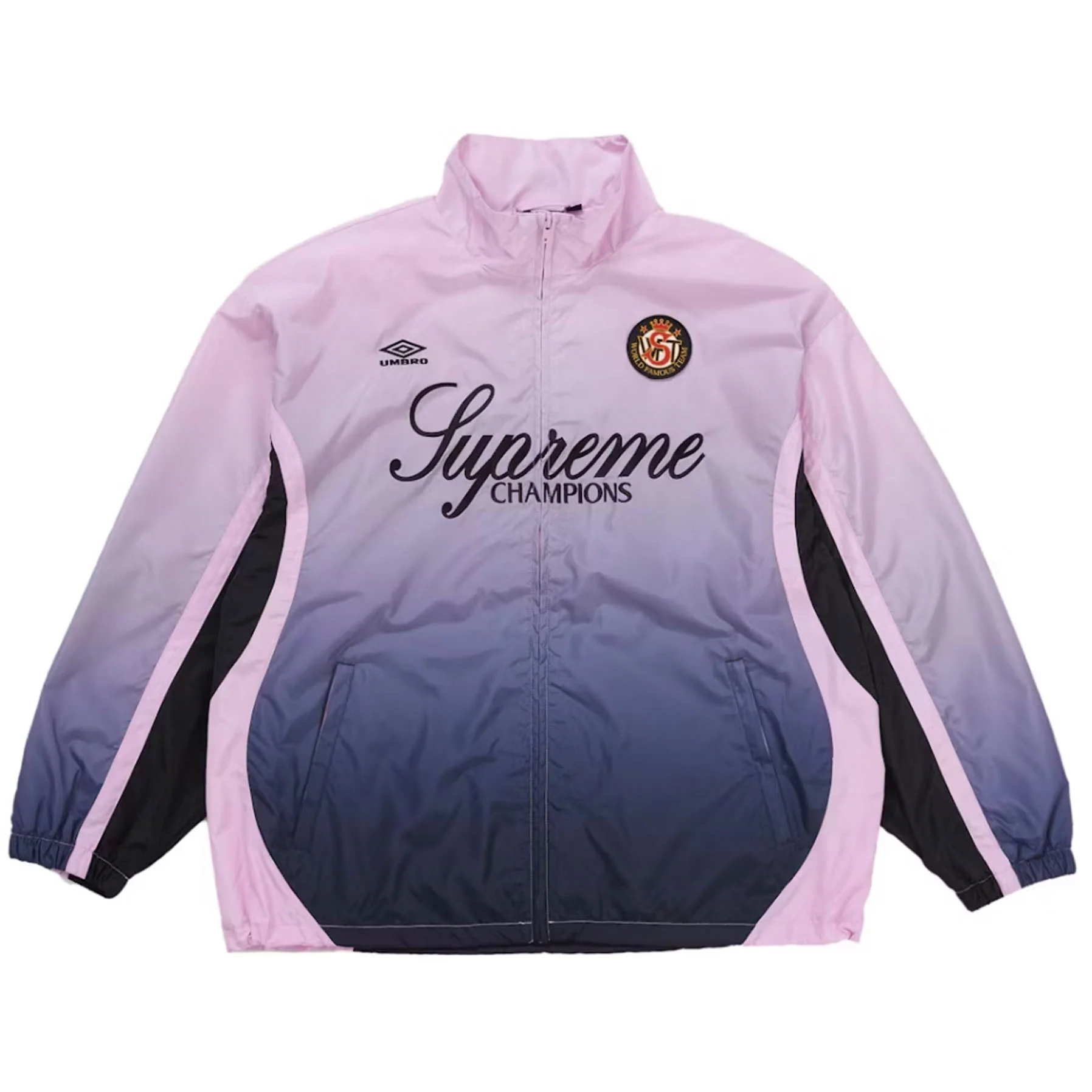 Supreme Umbro Gradient Track Jacket Pink