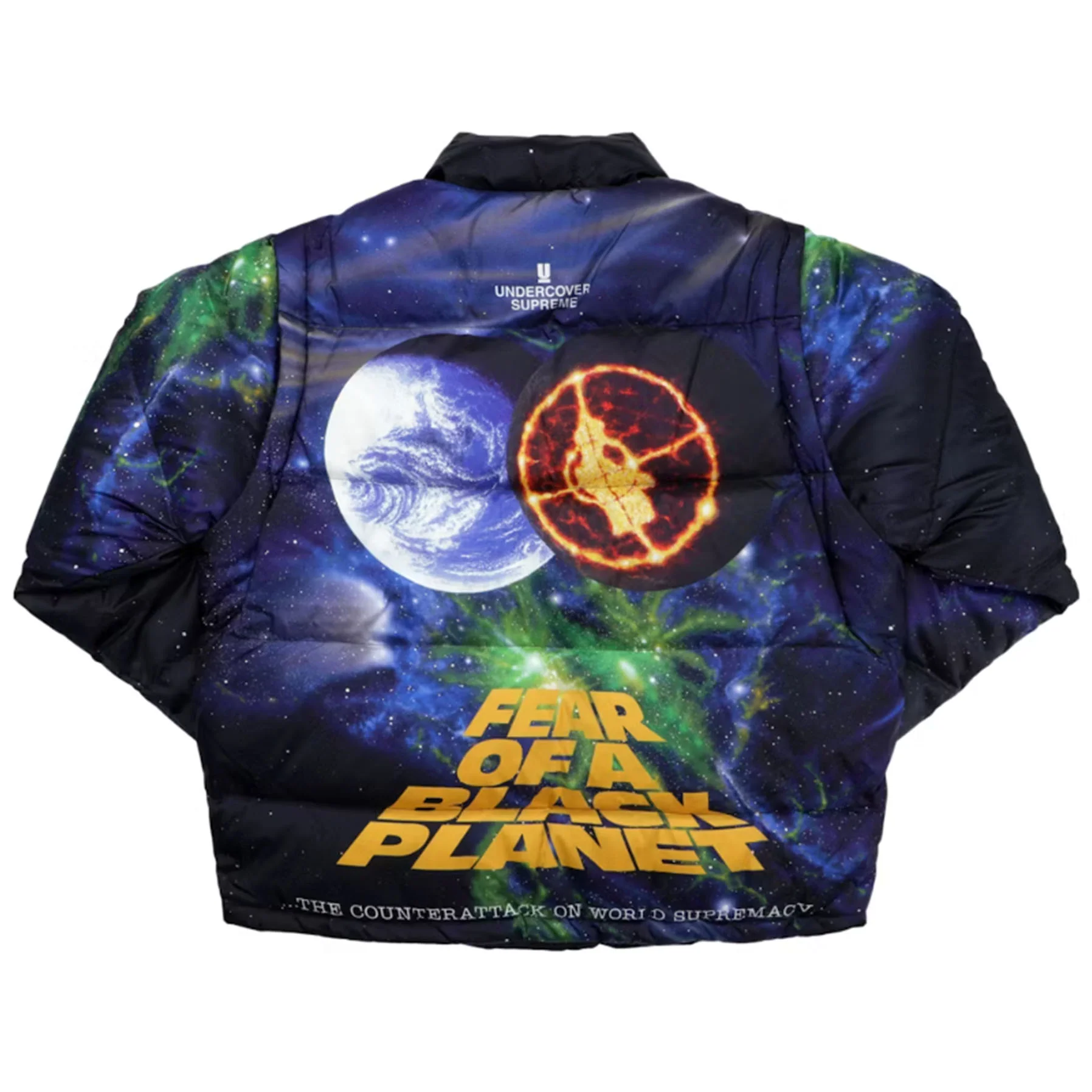 Supreme UNDERCOVER/Public Enemy Puffy Jacket Multi [USED] - L (Used) - Image 2