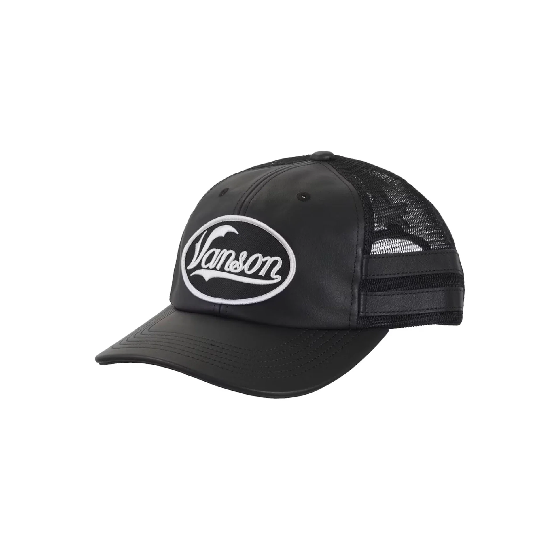 Supreme Vanson Leathers Mesh Back 6-Panel Black