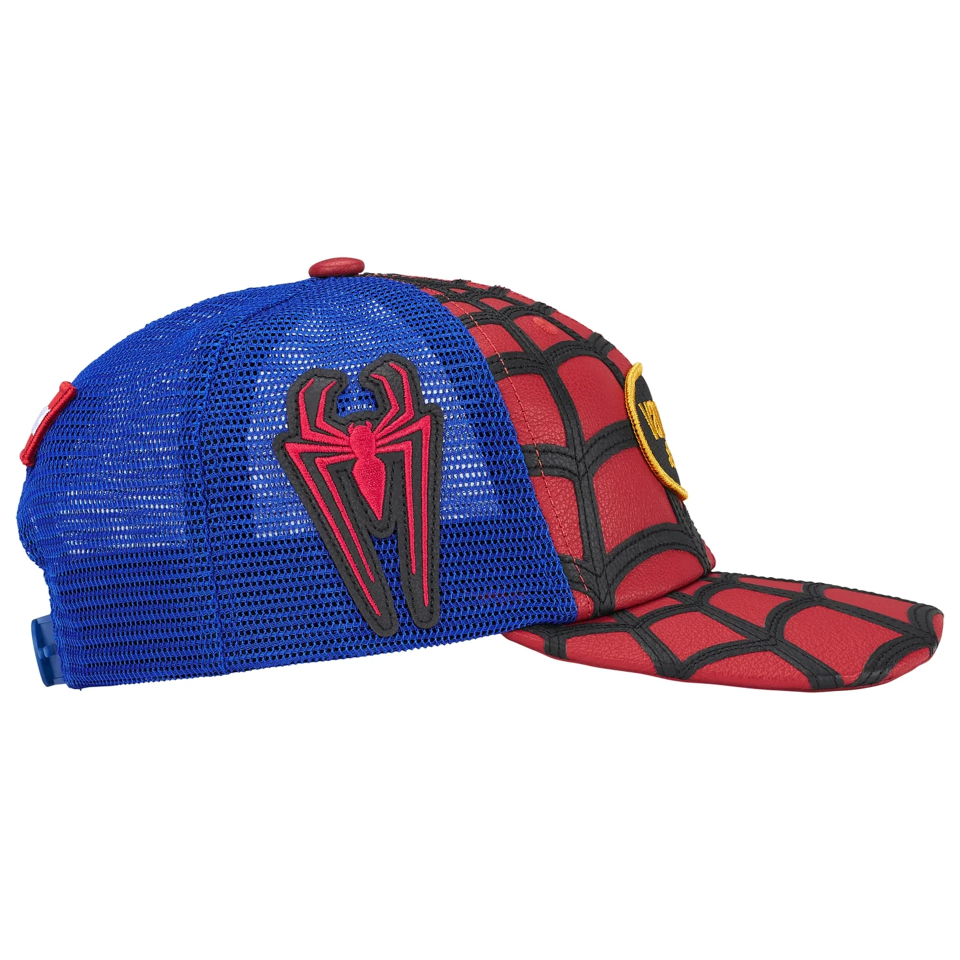 Supreme Vanson Leathers Spider-Man Mesh Back 6-Panel Hat Red - Image 2