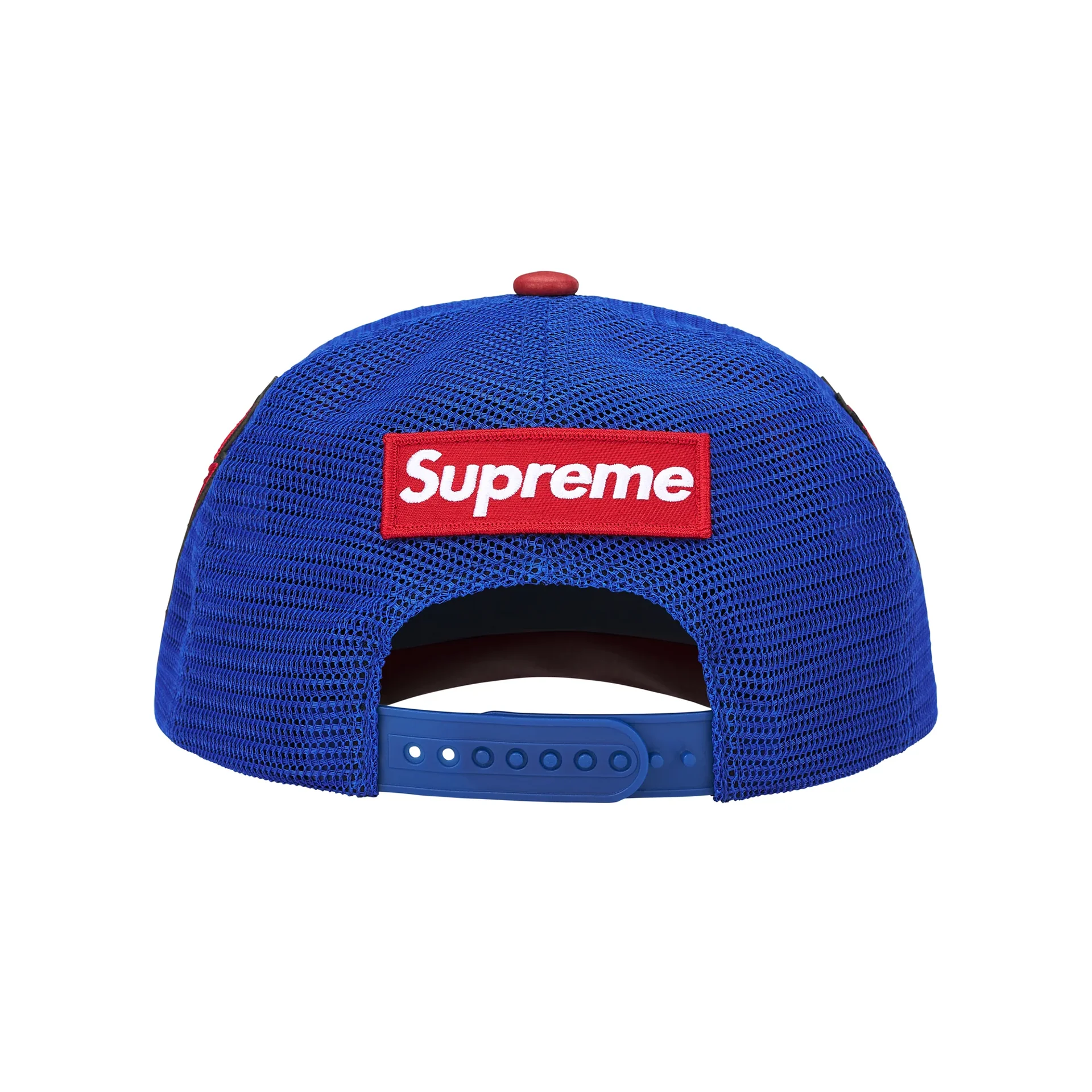 Supreme Vanson Leathers Spider-Man Mesh Back 6-Panel Hat Red - Image 3