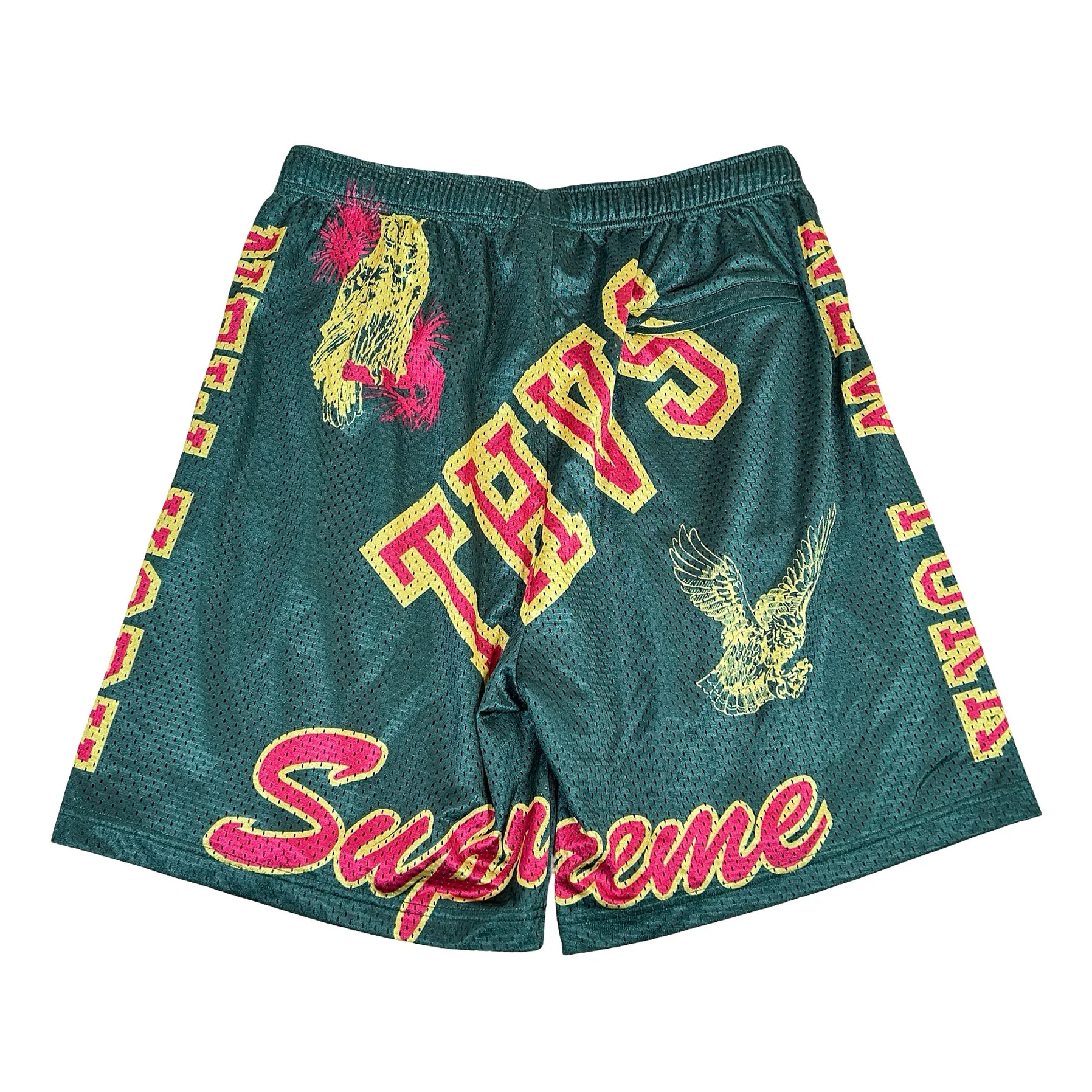 Supreme Varsity Mesh Short Green [USED] - S (Used) - Image 2