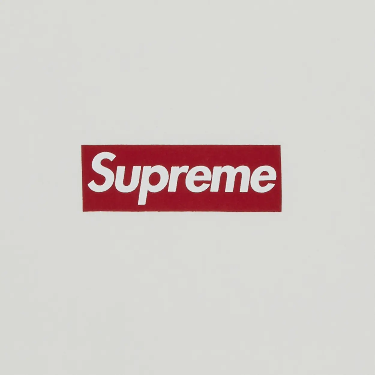 Supreme Washed Box Logo Crewneck White [USED] - XL (Used) - Image 2