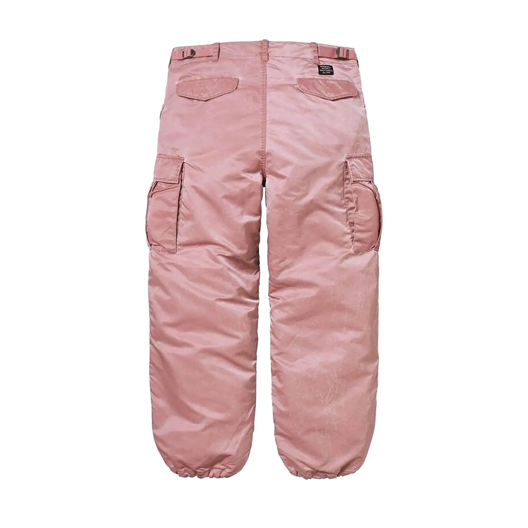 Supreme Washed Flight Satin Cargo Pant Dusty Pink - Image 2