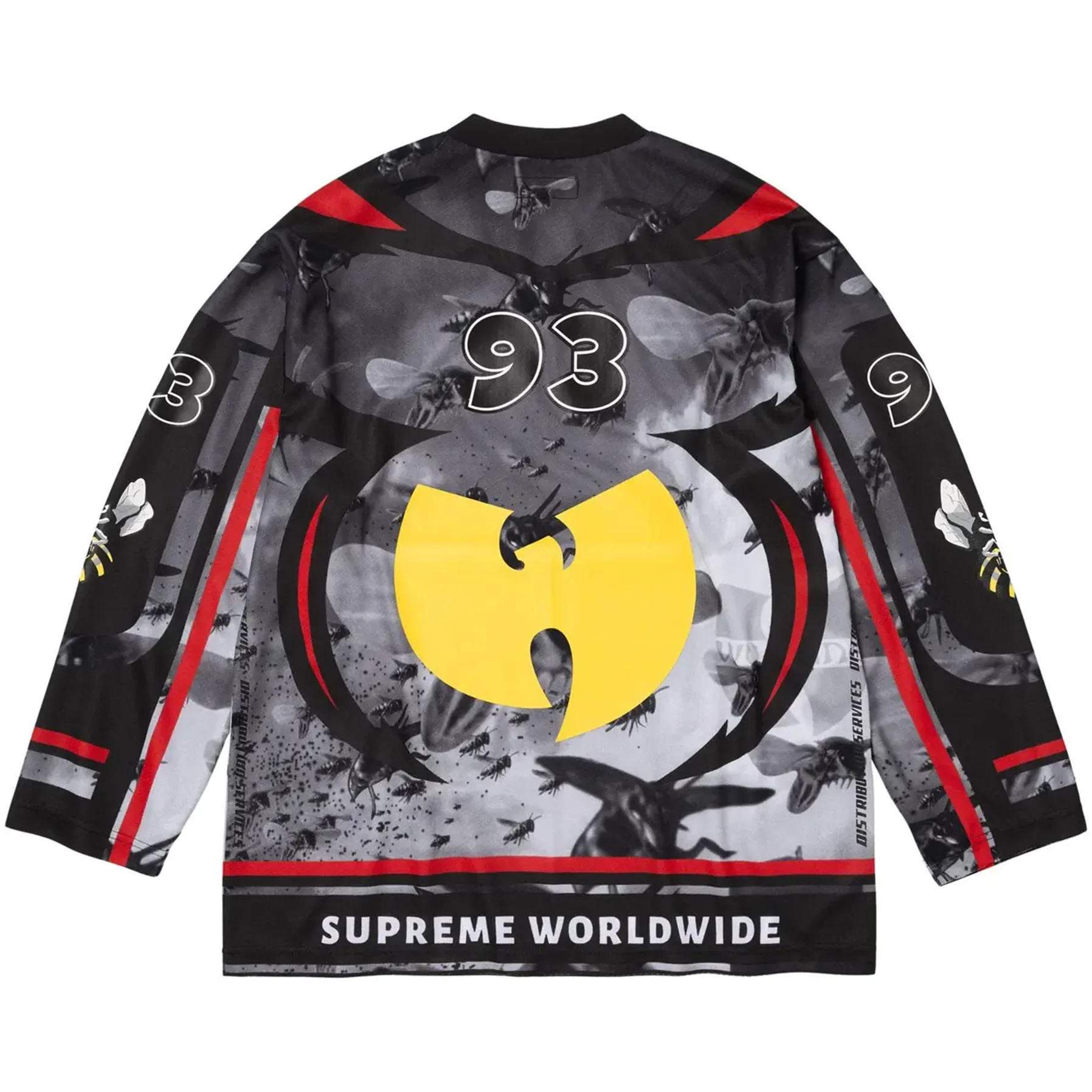 Supreme Wu-Tang Clan Hockey Jersey Black - Image 2