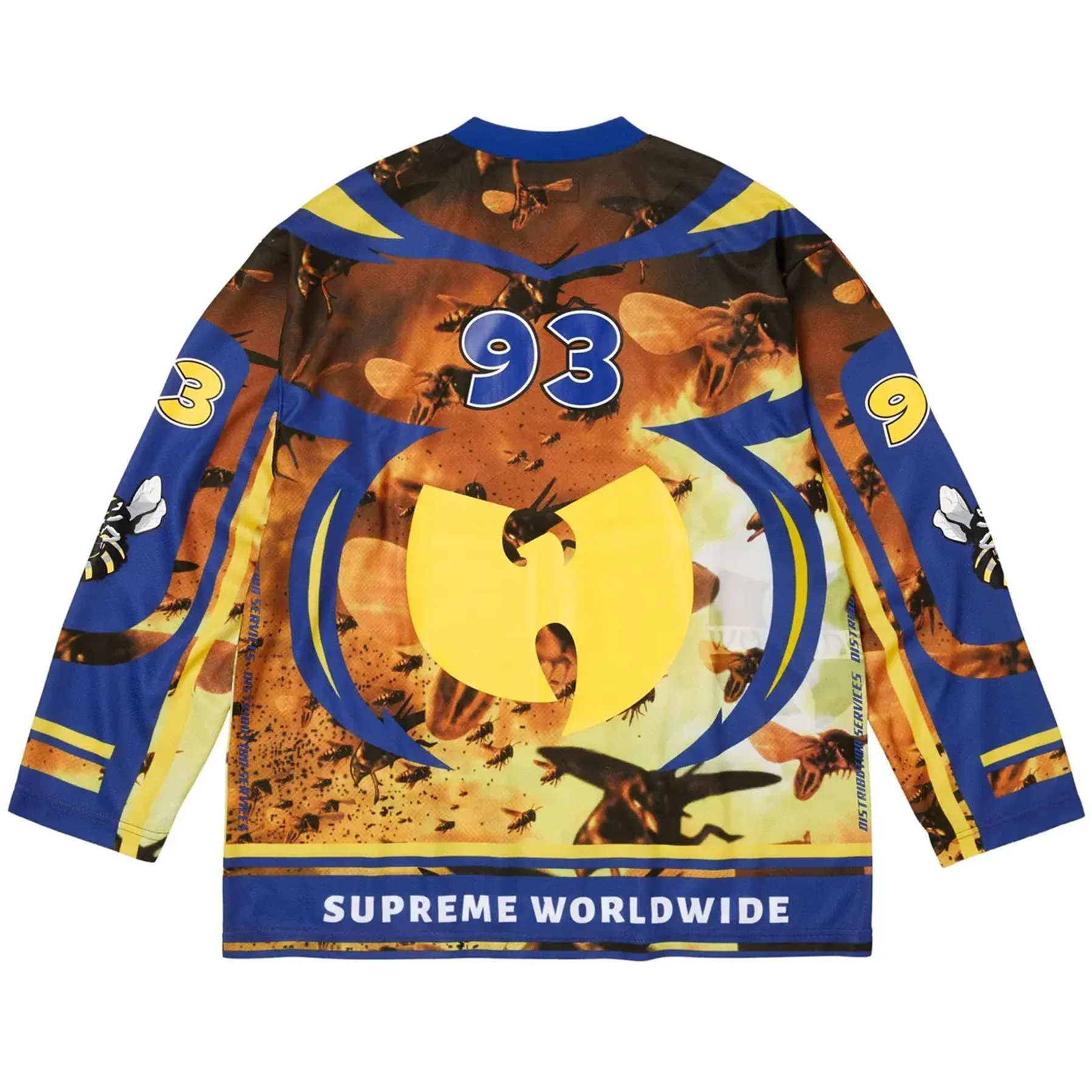 Supreme Wu-Tang Clan Hockey Jersey Blue - Image 2