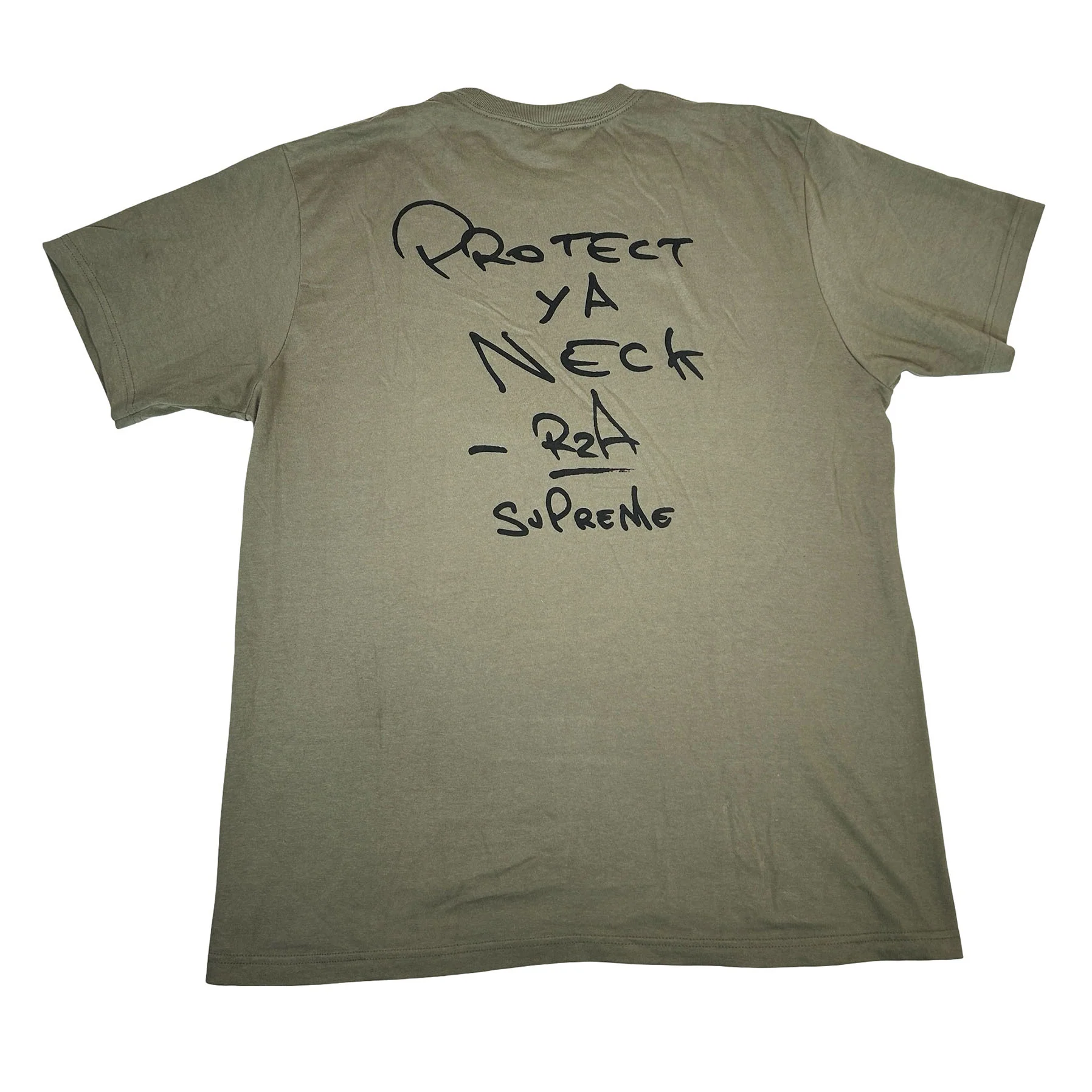 Supreme Wu-Tang Clan RZA Tee Light Olive [USED] - L (Used) - Image 2