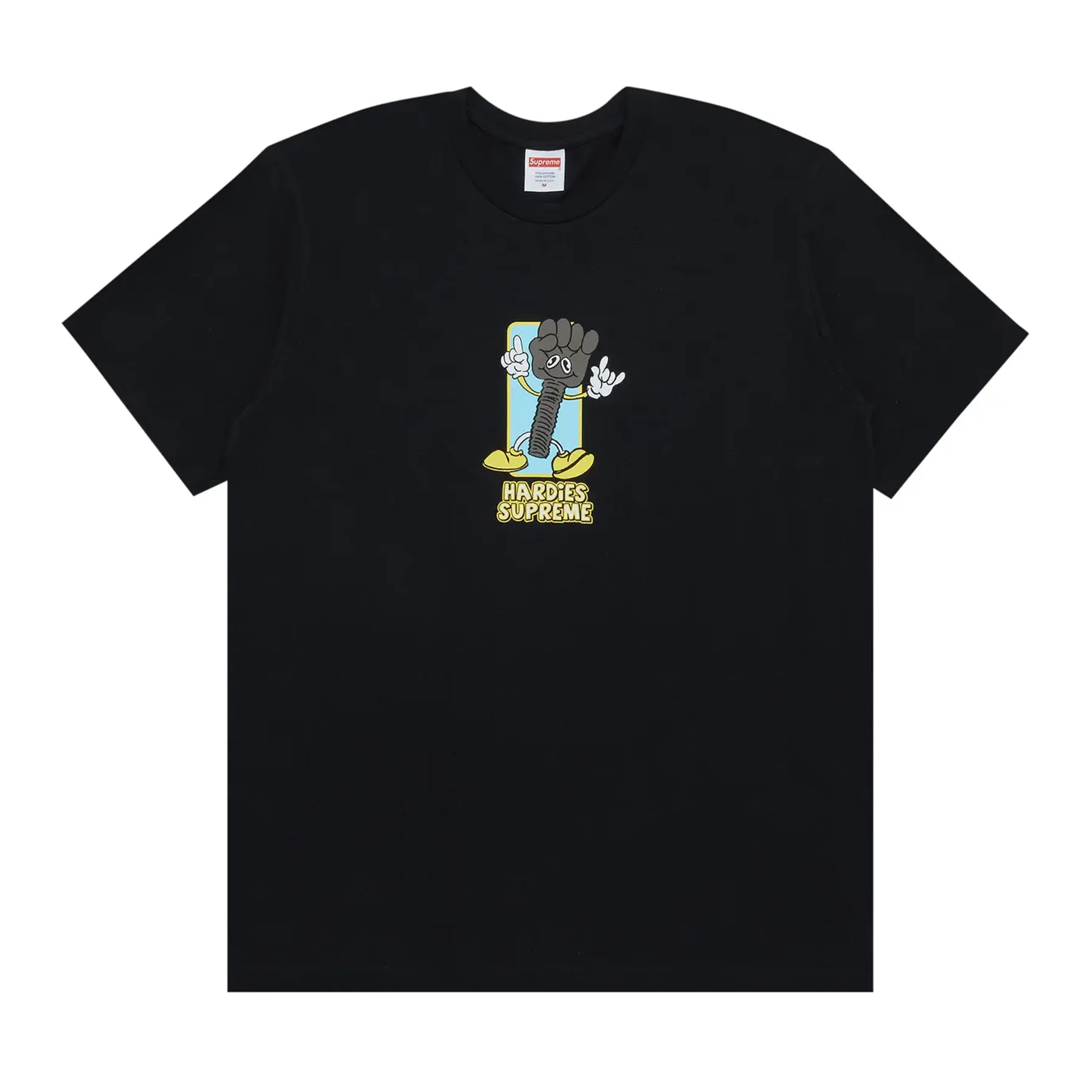 Supreme x Hardies Bolt Tee Black