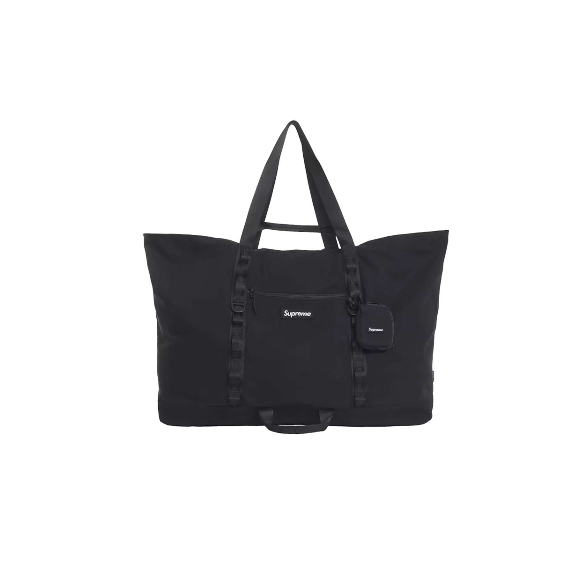 Supreme X-Large Tote Bag + Utility Pouch Black