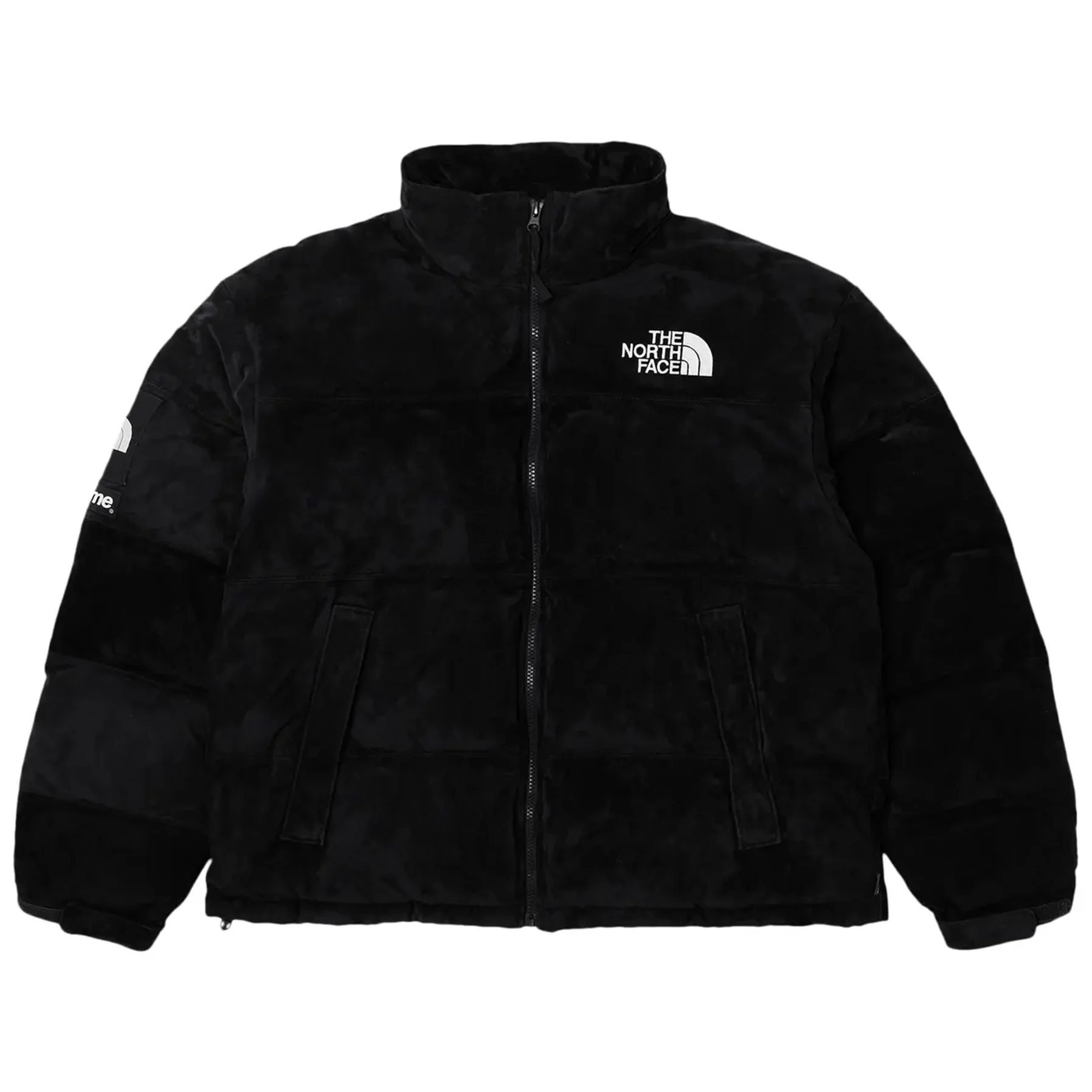 Supreme x The North Face Suede Nuptse Jacket 'Black' [USED] - M (Used)