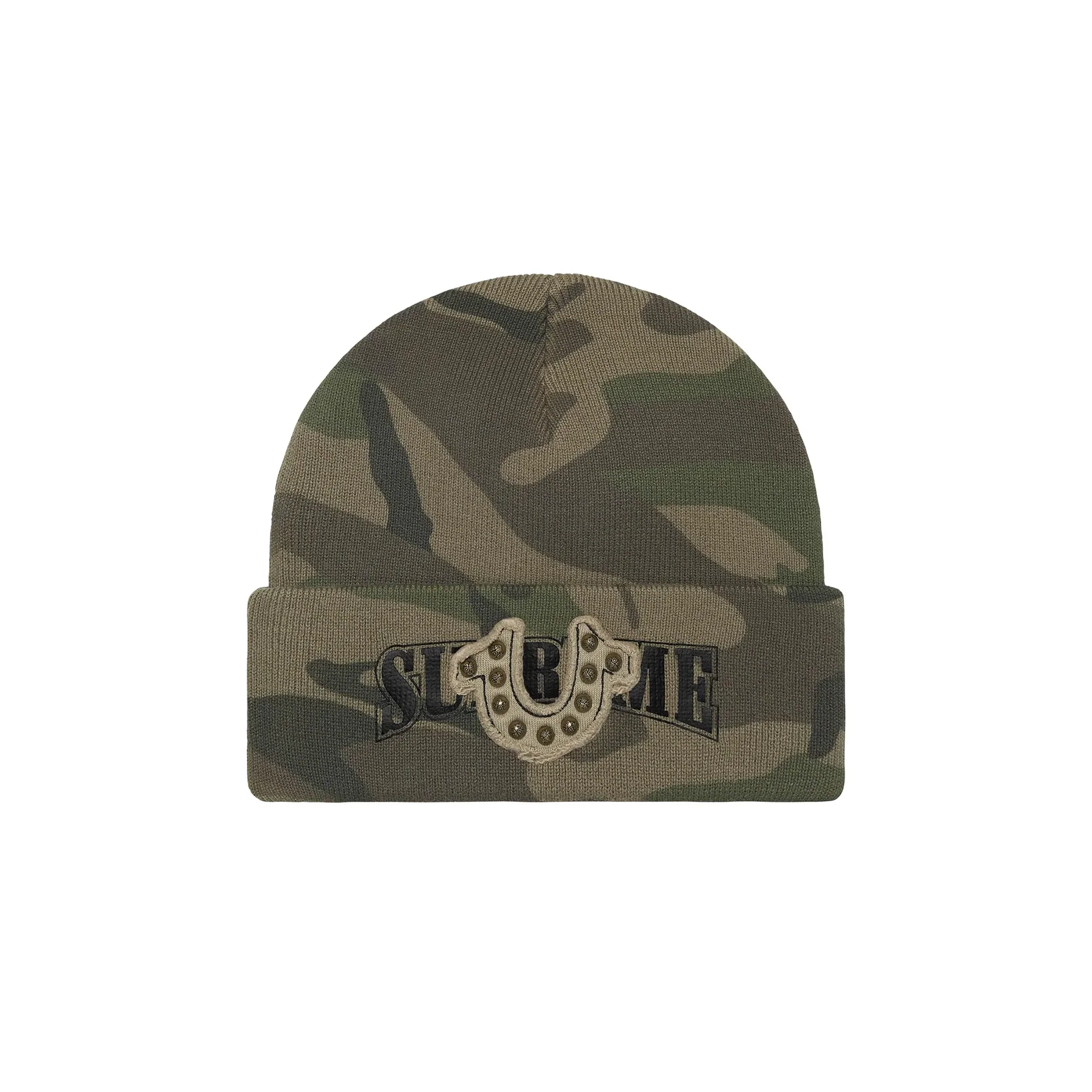 Supreme x True Religion Beanie 'Olive Camo'