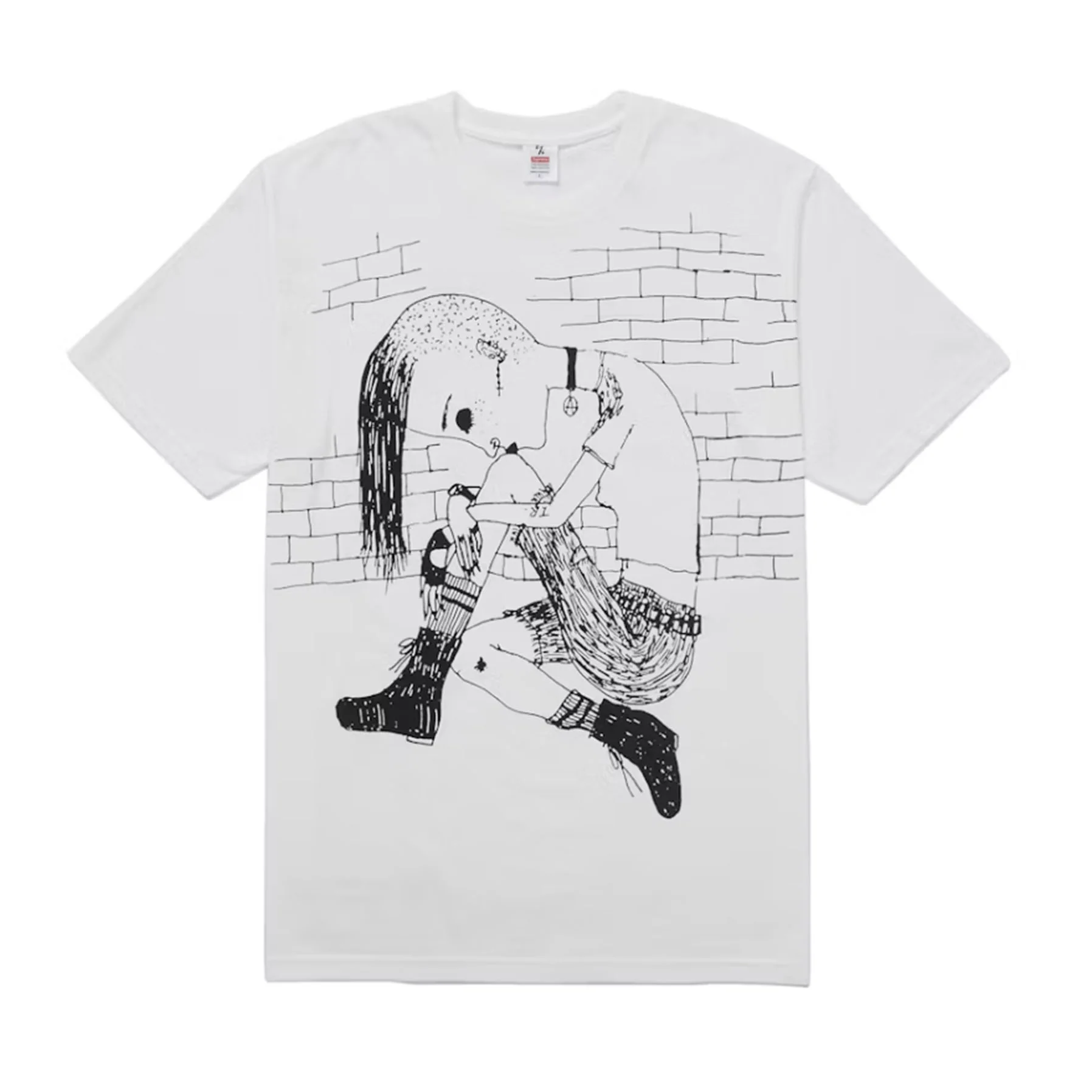 Supreme Y's by Yohji Yamamoto Thinker Tee White
