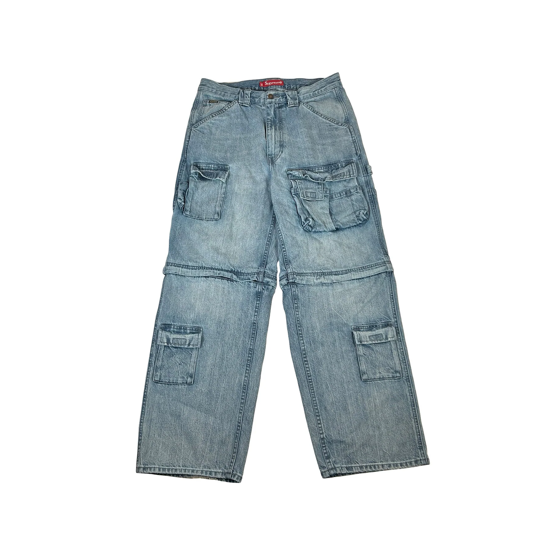 Supreme Zip-Off Utility Pant (FW25) Indigo [USED] - 30 (Used) - Image 2