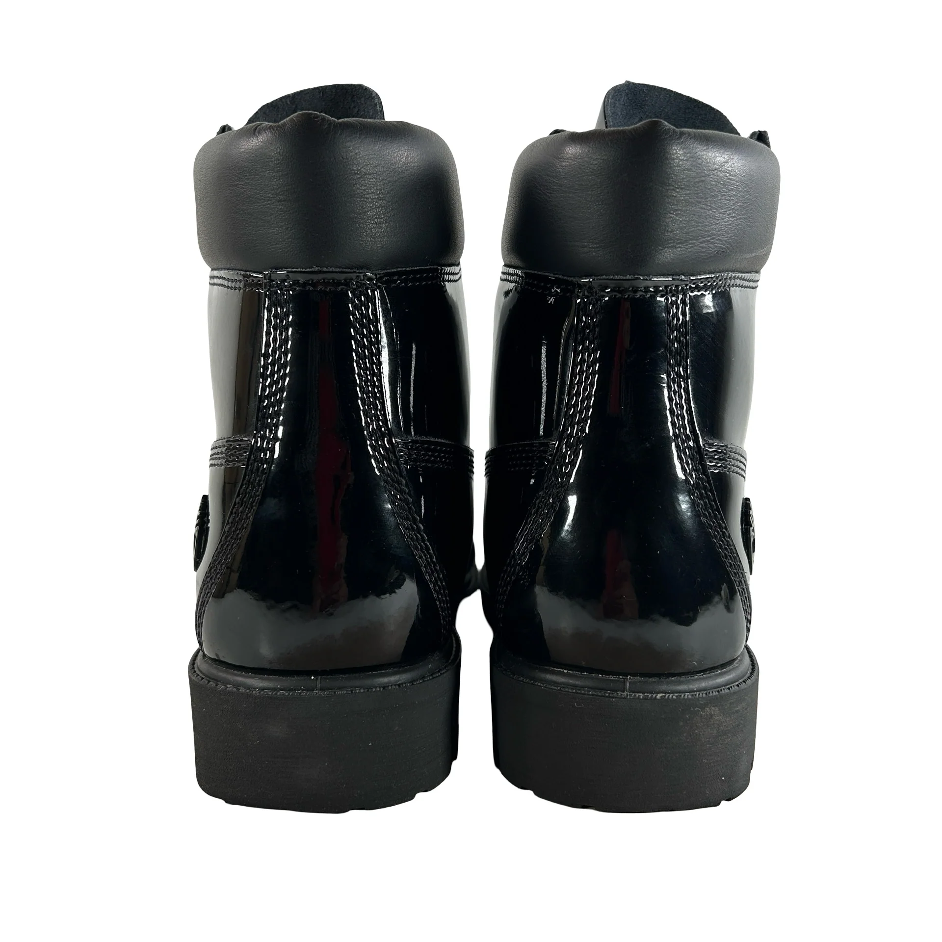 TB0A41MWEL6 Timberland 6" Premium Waterproof Patent Boots Black [USED] - 9.5 M (Used) (No Box) - Image 3