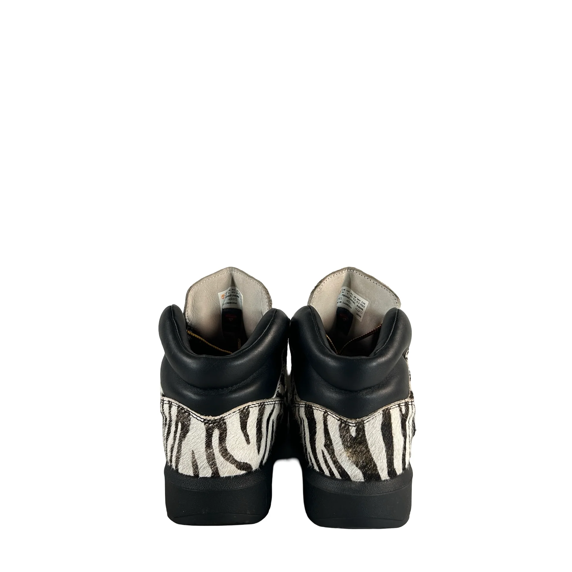 TB0A6EUNEMZ Timberland Field Boot Mid Lace Up Supreme Zebra [USED] - 9.5 M (Used) (No Box) - Image 3