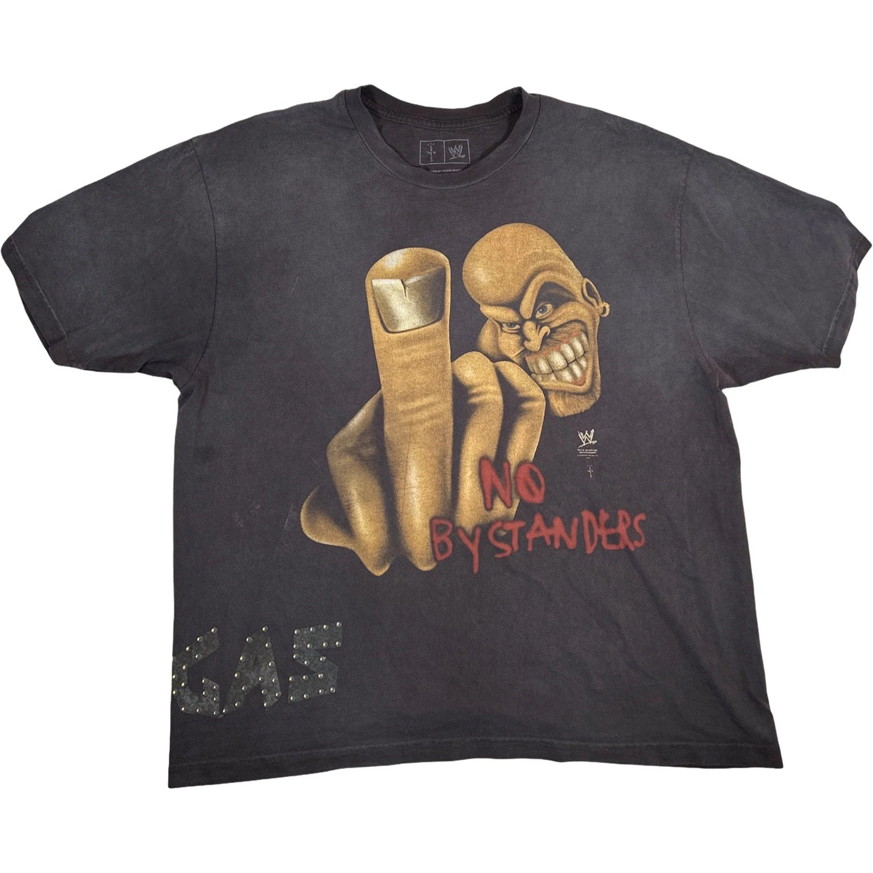 Travis Scott x WWE No Bystanders Stone Cold Steve Austin Tee Black [USED] - XL (Used)