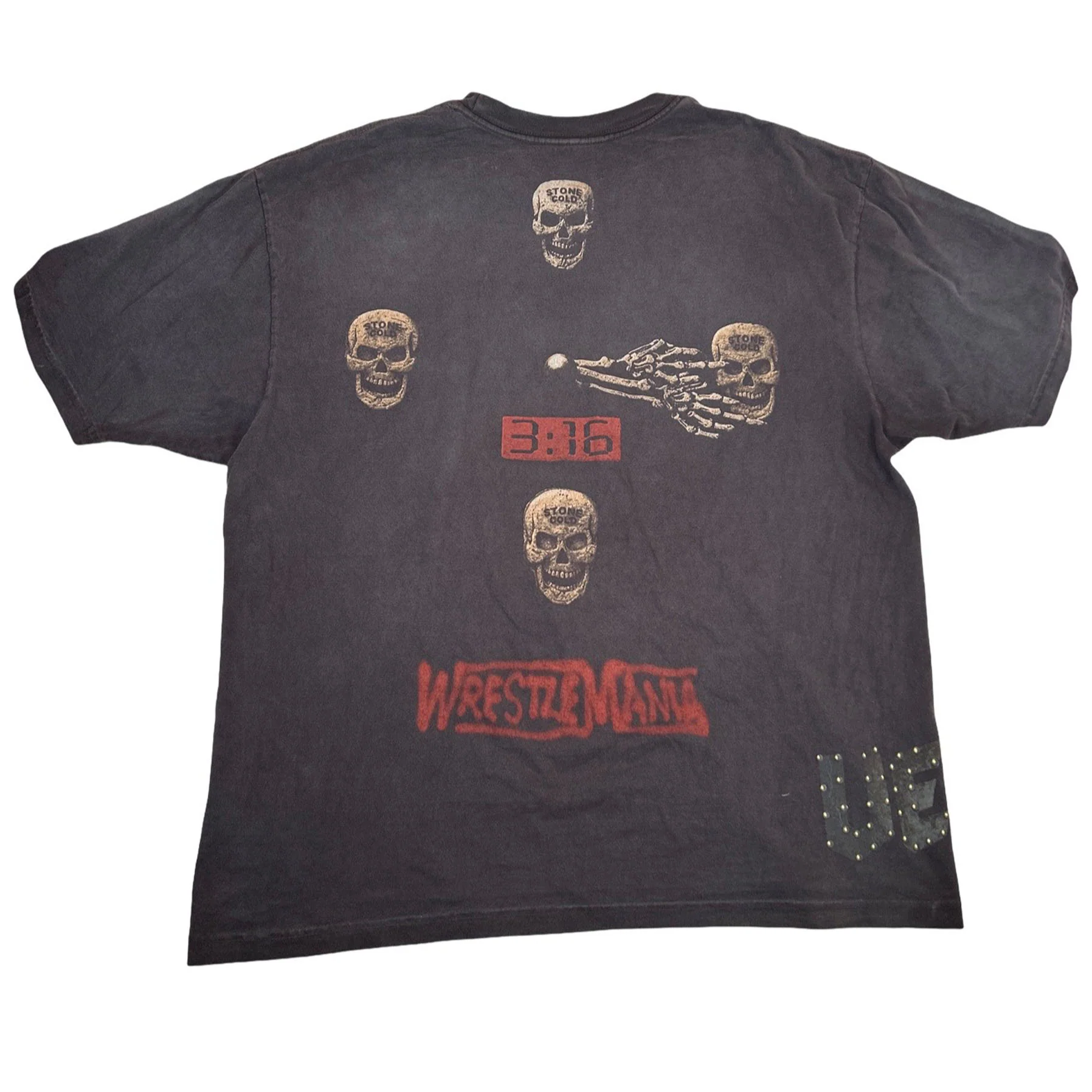 Travis Scott x WWE No Bystanders Stone Cold Steve Austin Tee Black [USED] - XL (Used) - Image 2