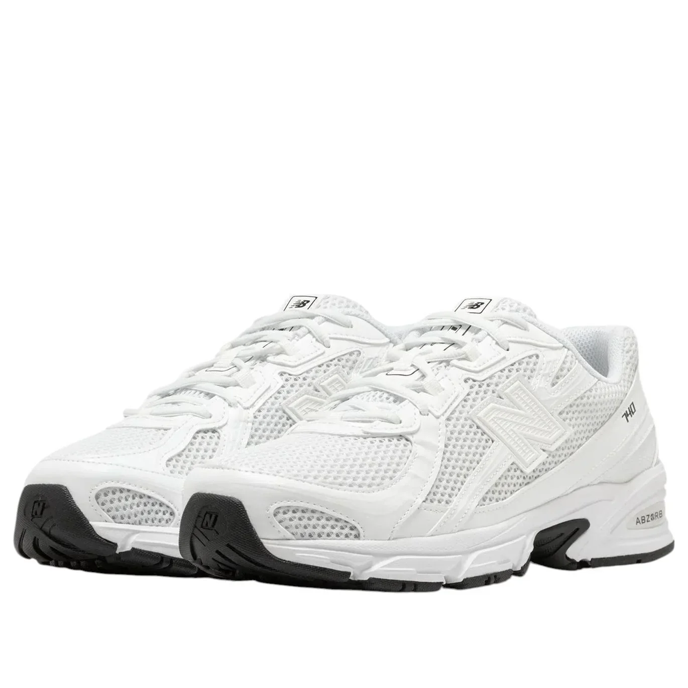 U740WW2 New Balance 740 Triple White - Image 3