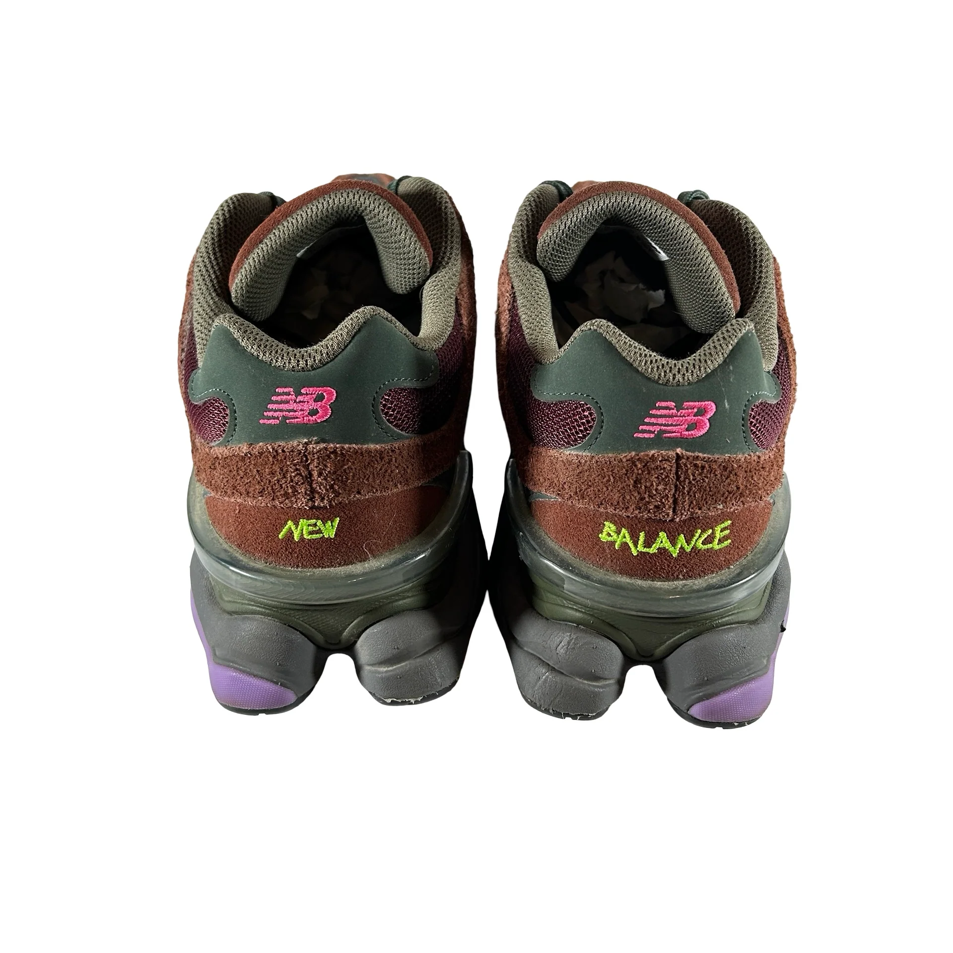 U9060BUR New Balance 9060 Rich Oak Burgundy [USED] - 9.5 M (Used) - Image 3