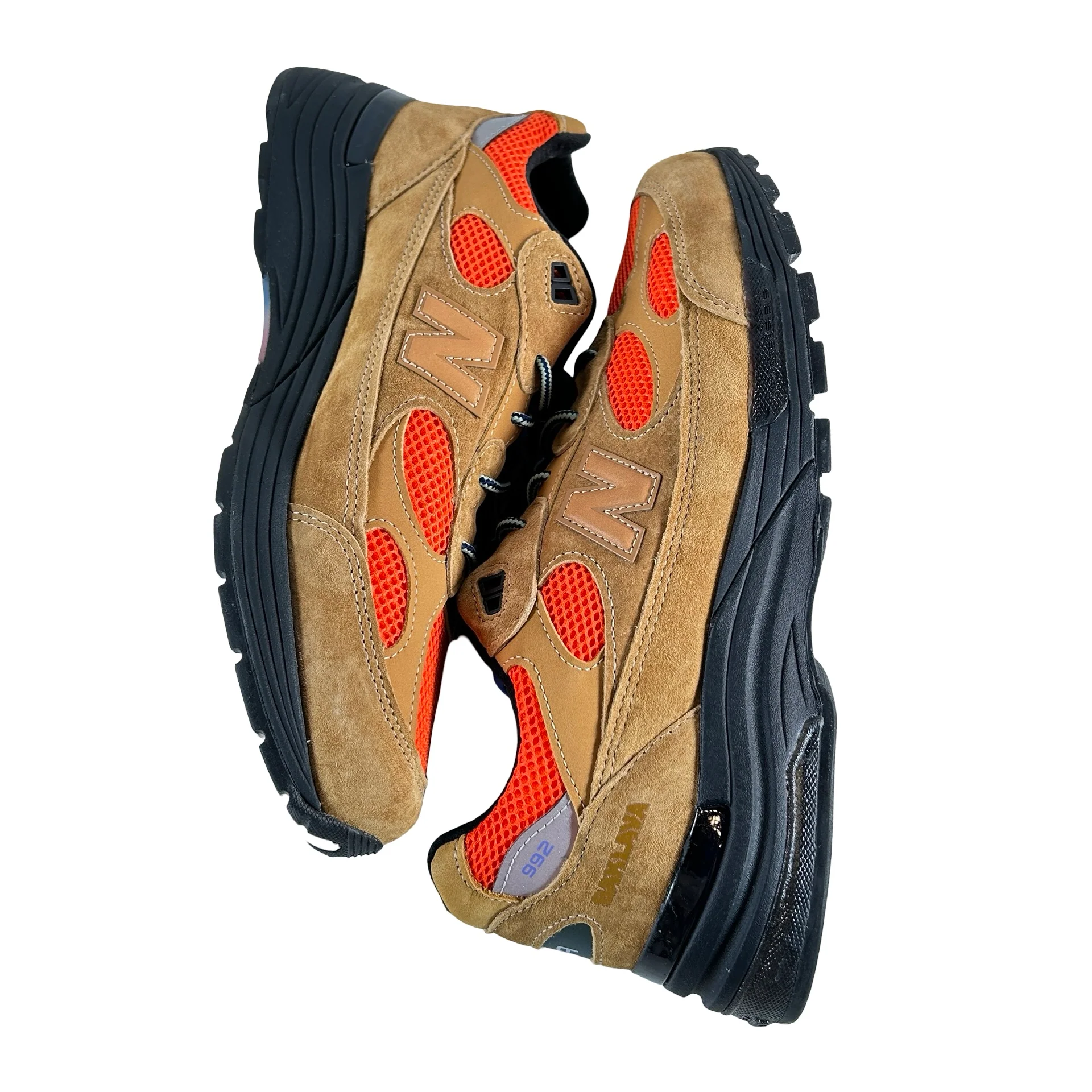U992AB1 New Balance 992 MiUSA Action Bronson Tiger Eye [USED] - 11 M (Used) - Image 5