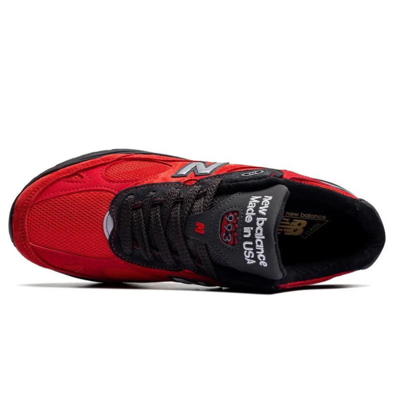 U9935CX New Balance 993 MiUSA Red Black - Image 2