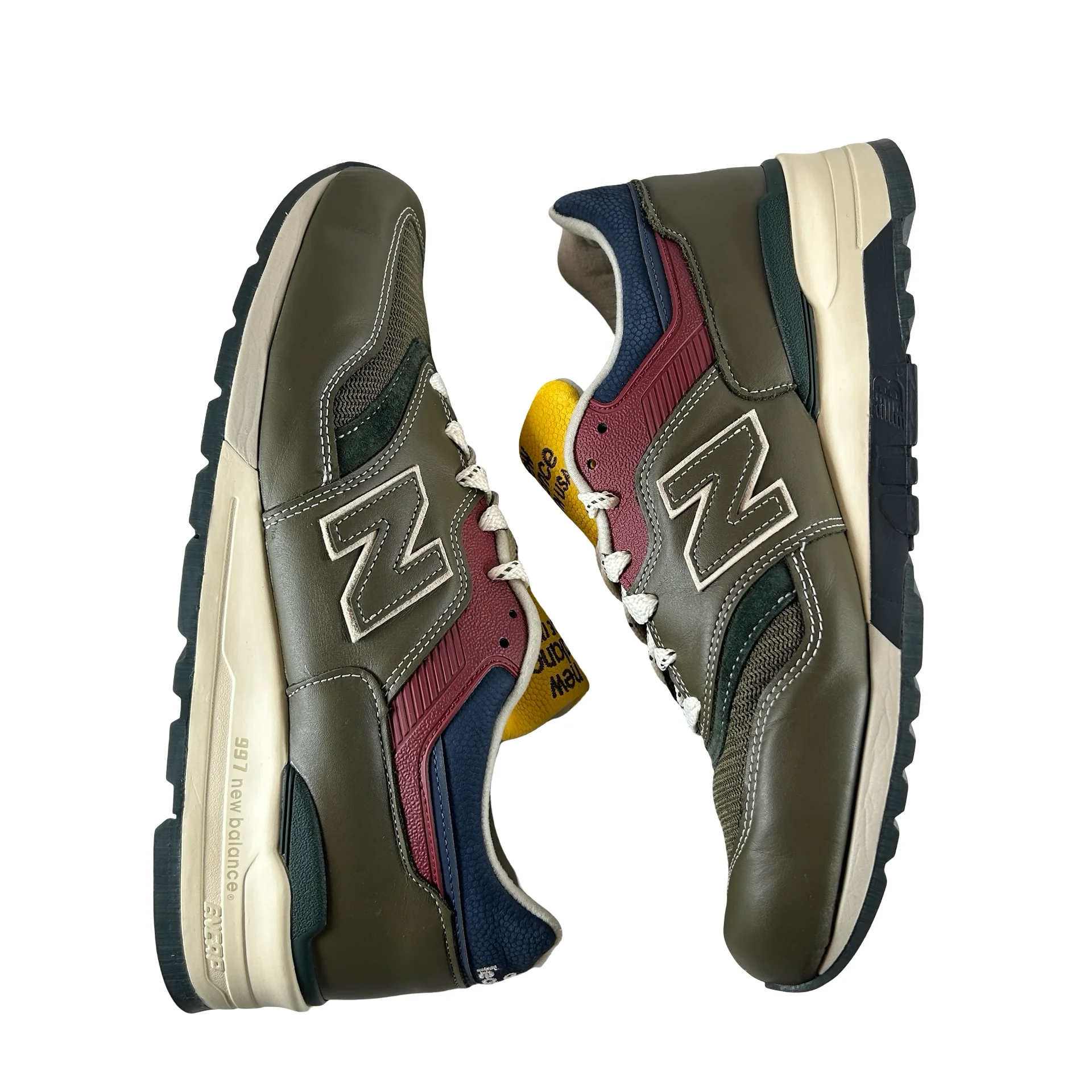 U997AIM New Balance 997 MiUSA Aimé Leon Dore Dark Moss Angora [USED] - 12 M (Used) - Image 4