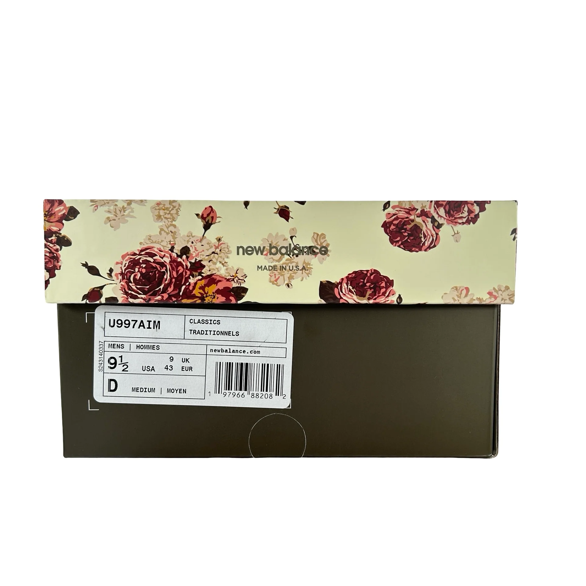 U997AIM New Balance 997 MiUSA Aimé Leon Dore Dark Moss Angora [USED] - 9.5 M (Used) - Image 7