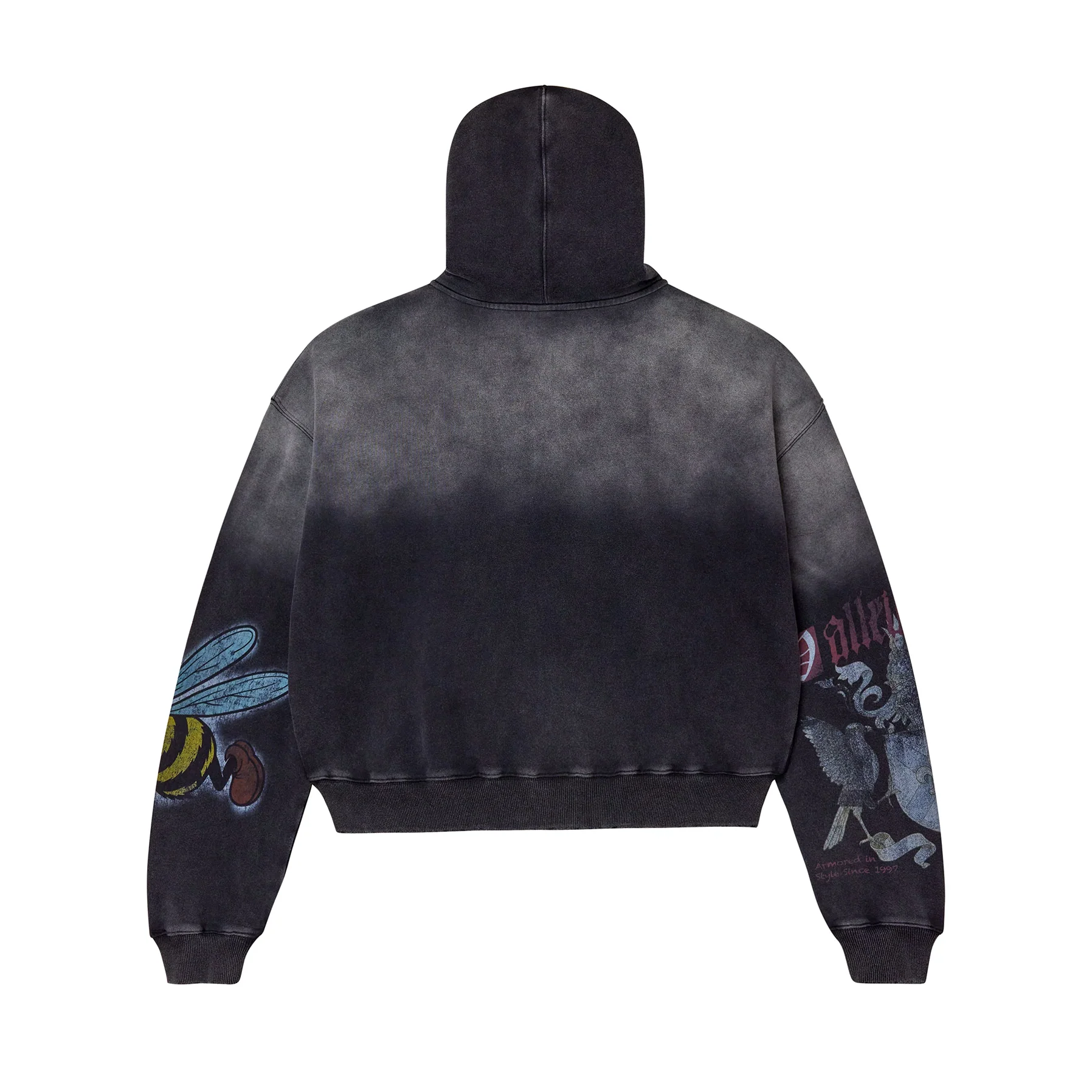 Vale Forever Blasted Zip Up Hoodie - Image 2
