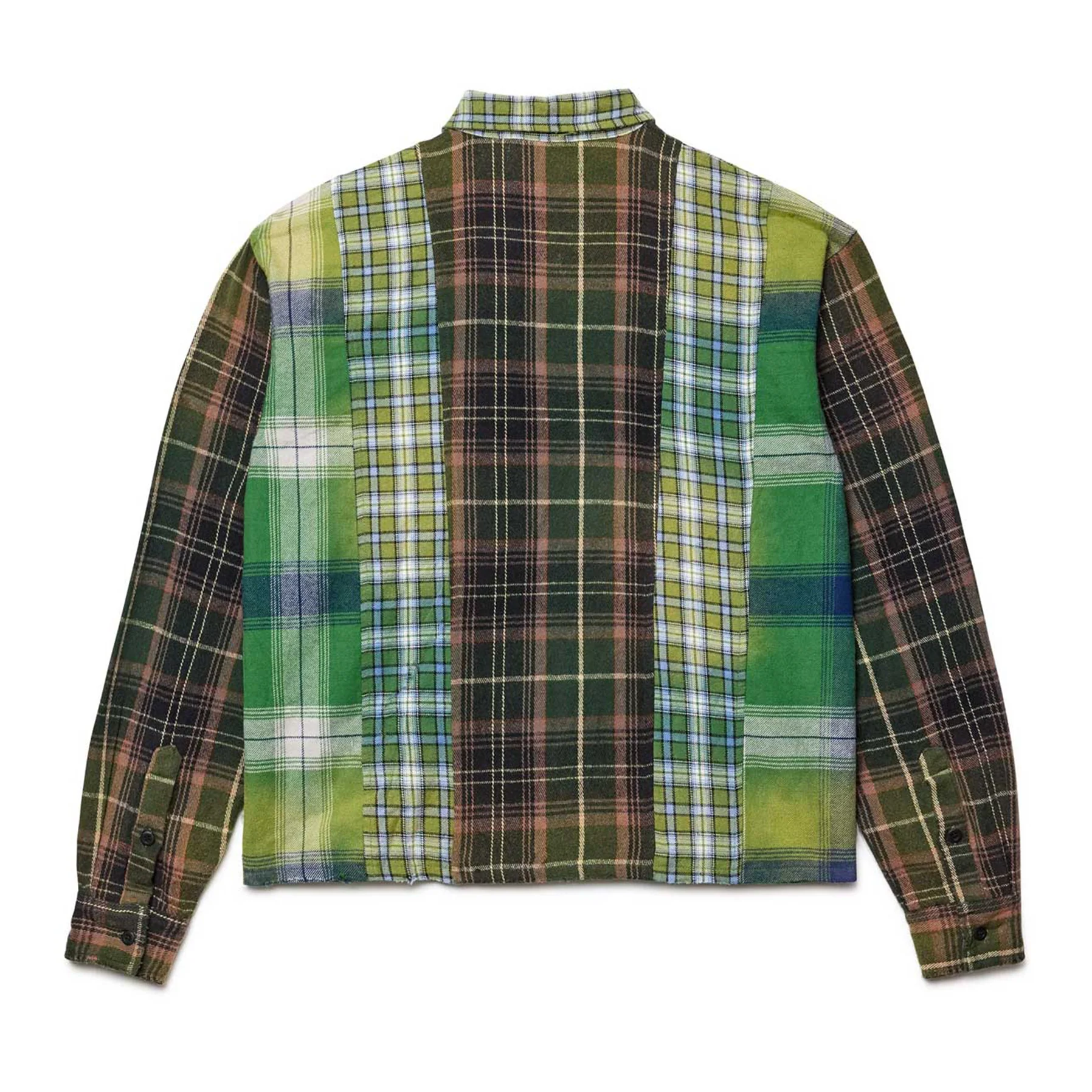 Vale Forever Frankenstein Patchwork Flannel Green [USED] - M (Used) - Image 2