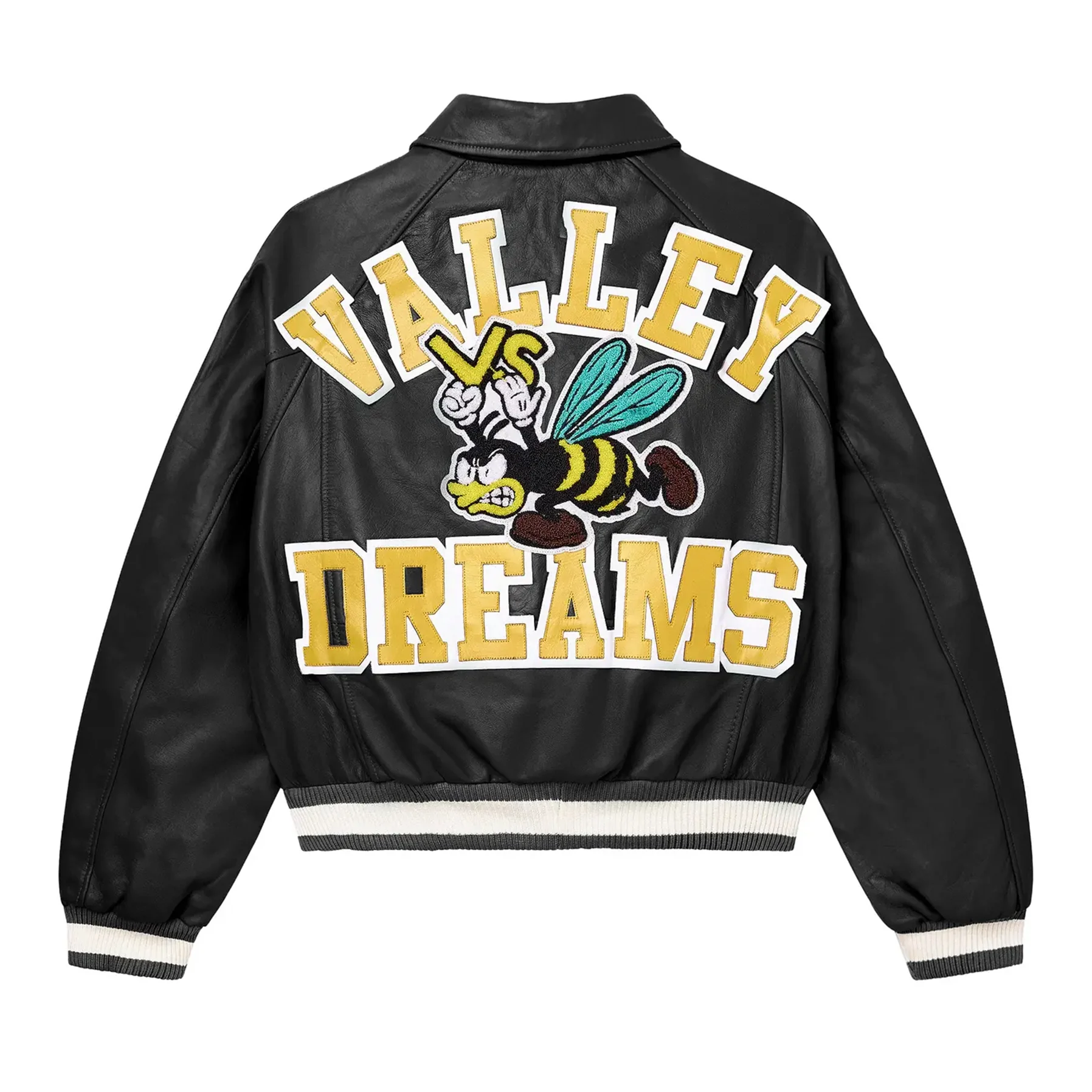 Vale Forever Mascot Bomber Jacket Black
