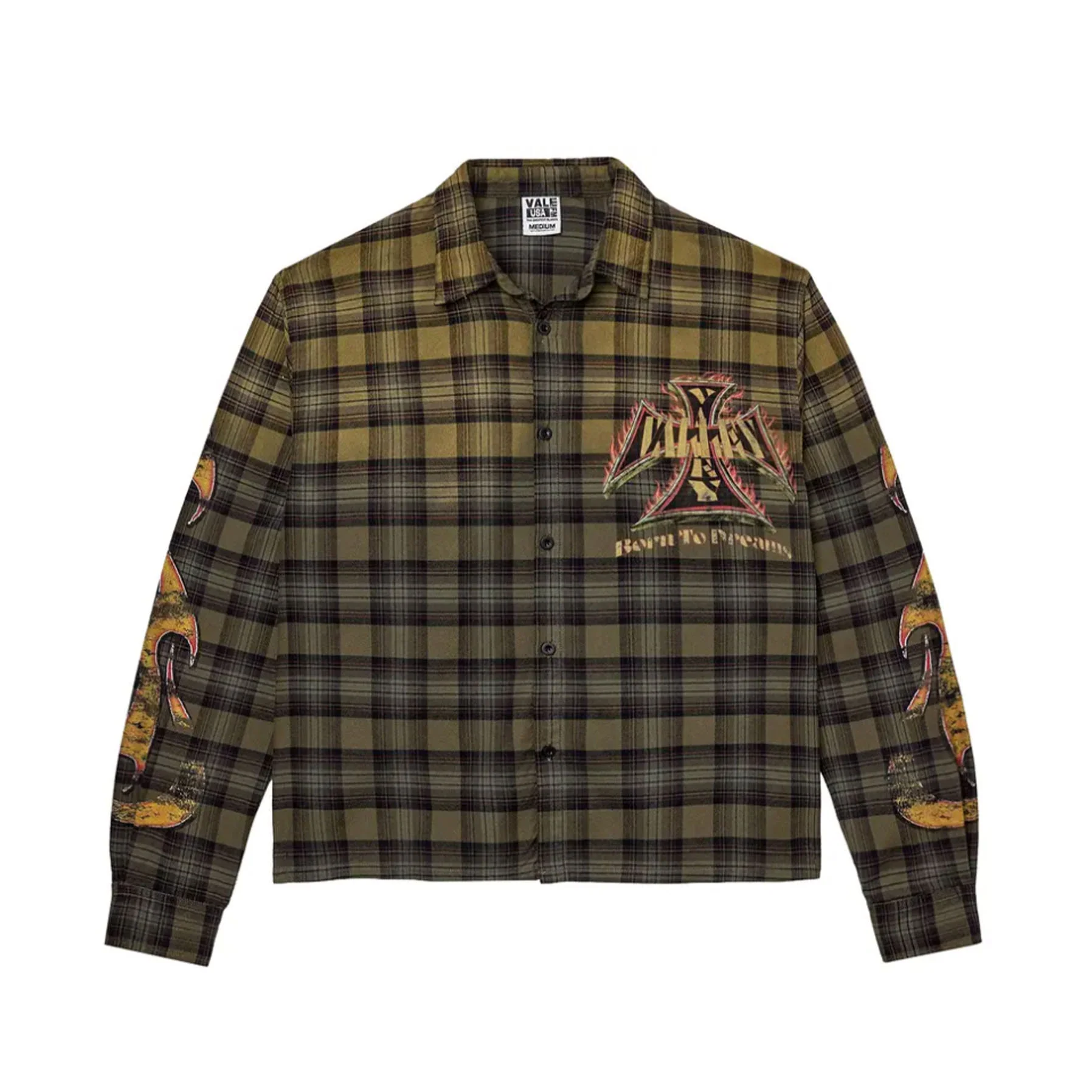 Vale Forever Reborn Flannel Green