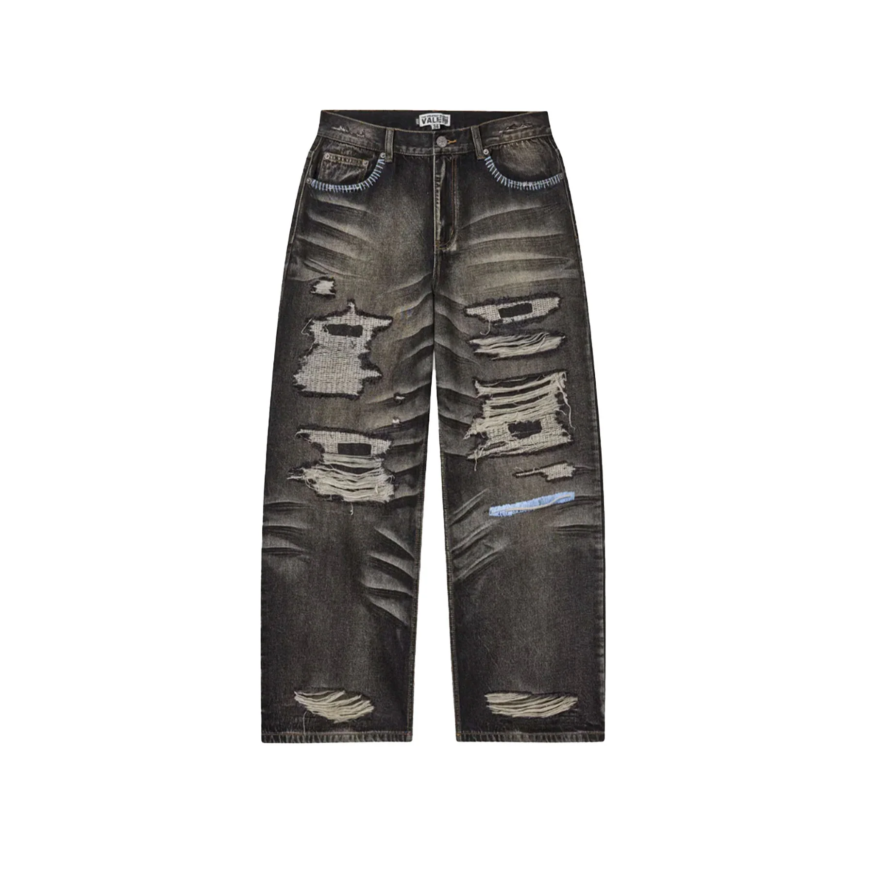 Vale Forever Thrashed Black Denim