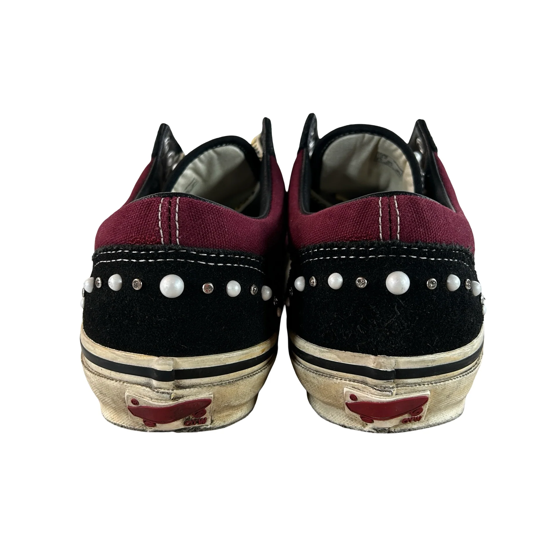 Vans OTW Old Skool Reissue 36 Satoshi Nakamoto Pearlized Port Royale (Friends and Family) [USED] - 10 M (Used) (No Box) - Image 3