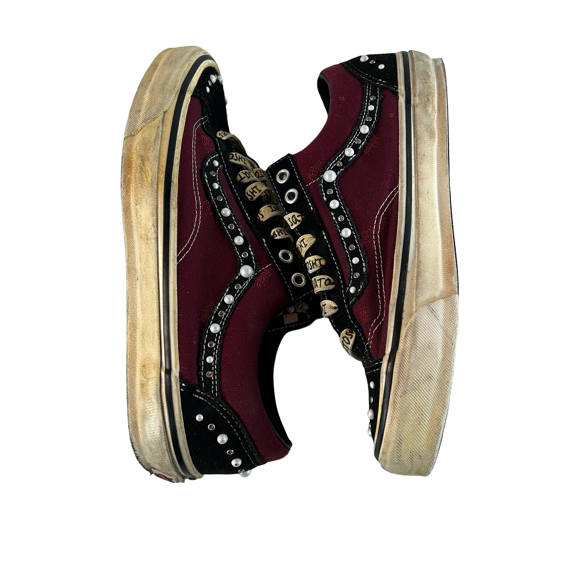 Vans OTW Old Skool Reissue 36 Satoshi Nakamoto Pearlized Port Royale (Friends and Family) [USED] - 10 M (Used) (No Box) - Image 4