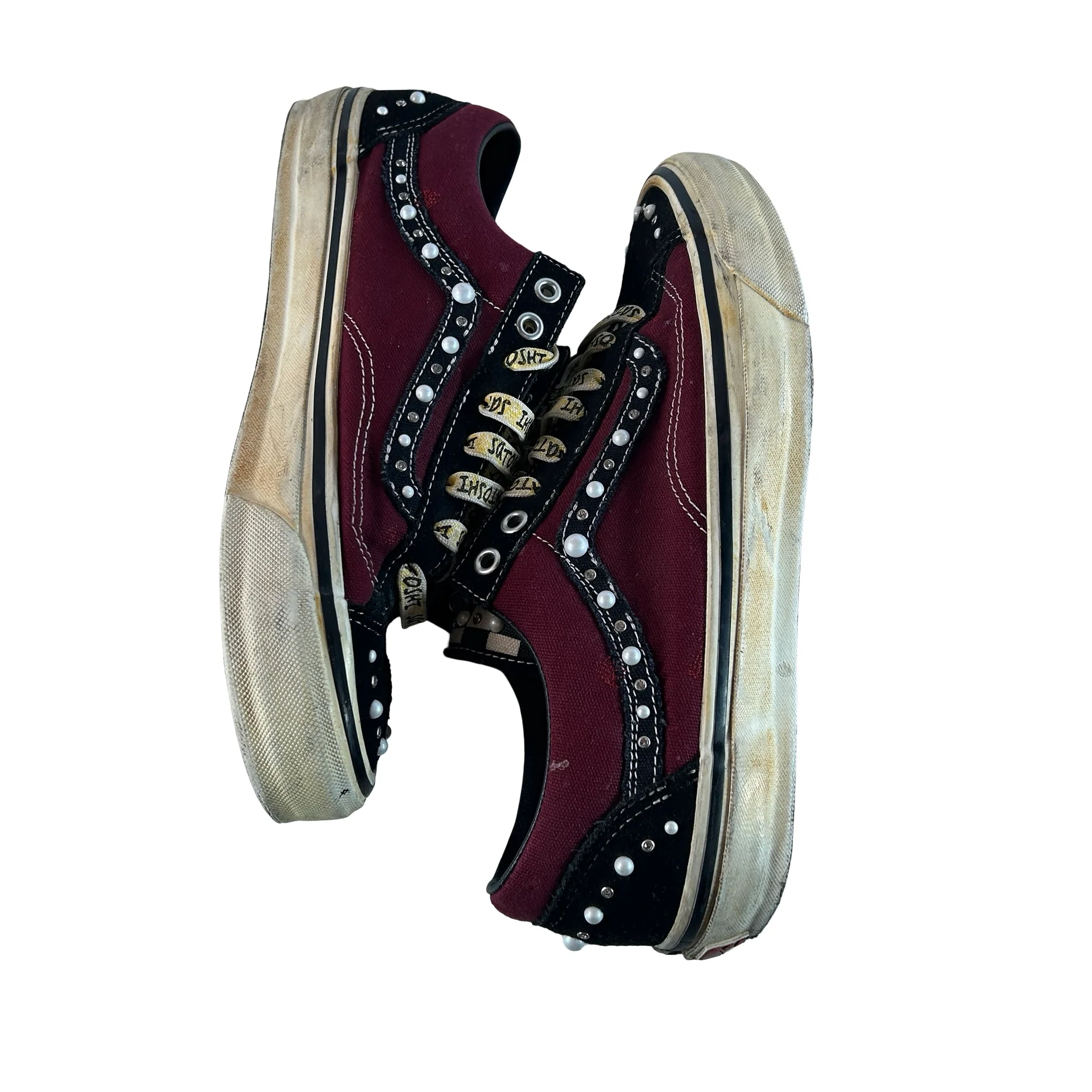 Vans OTW Old Skool Reissue 36 Satoshi Nakamoto Pearlized Port Royale (Friends and Family) [USED] - 10 M (Used) (No Box) - Image 5