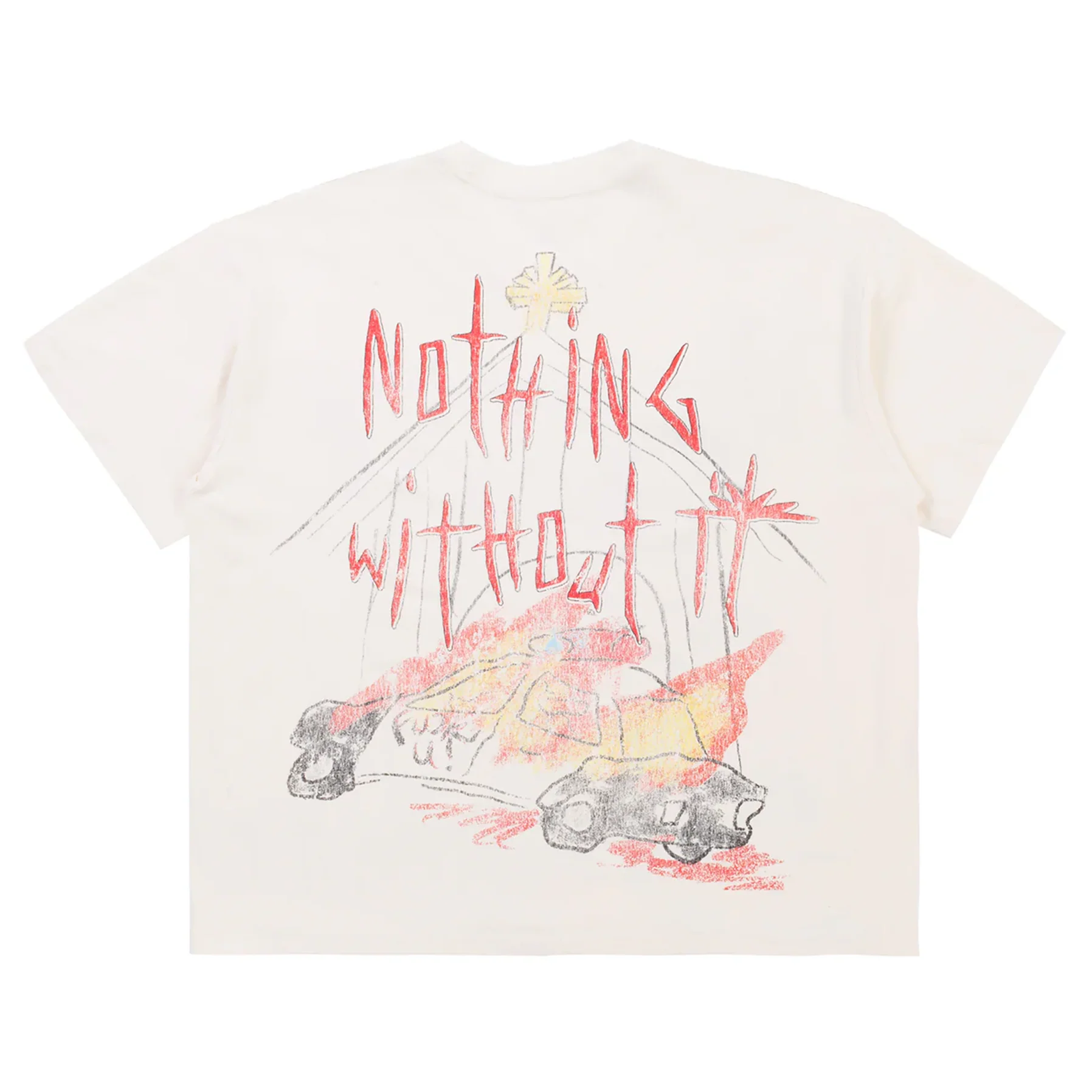 Vertabrae Riot Tee Vintage White - Image 2