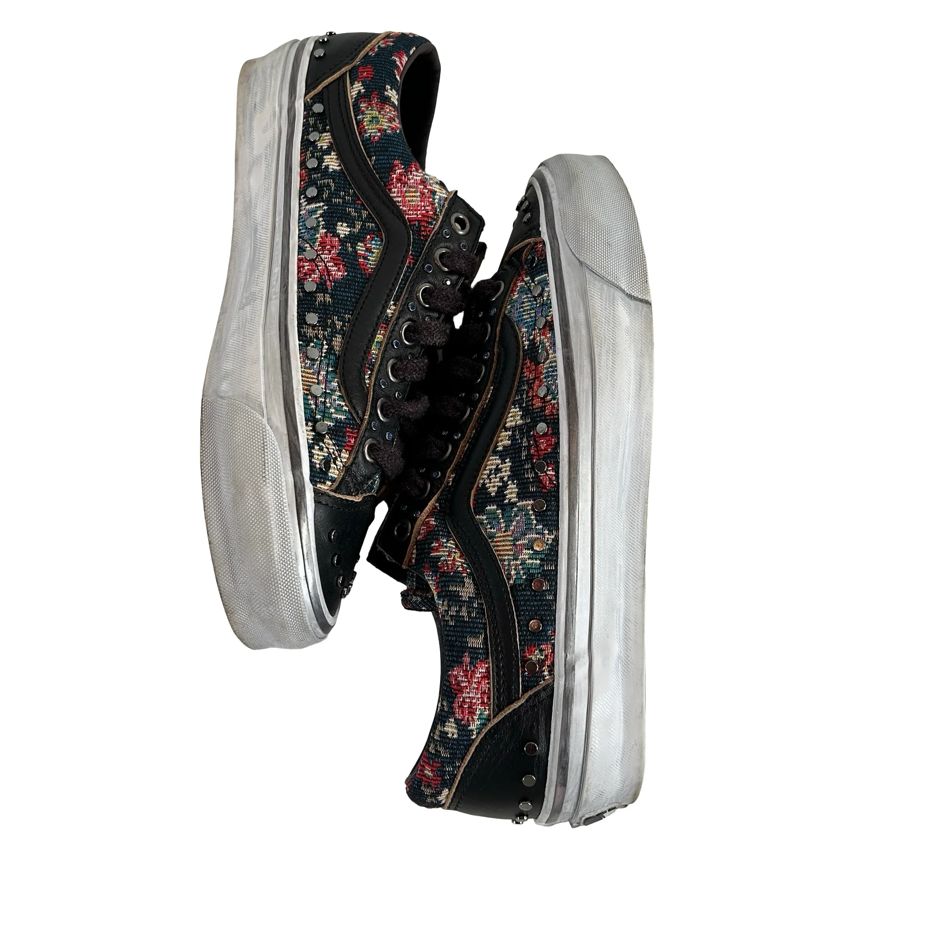 VN000D2GBLA Vans OTW Old Skool 36 Vibram Floral Rivets Black [USED] - 8.5 M (Used) - Image 5